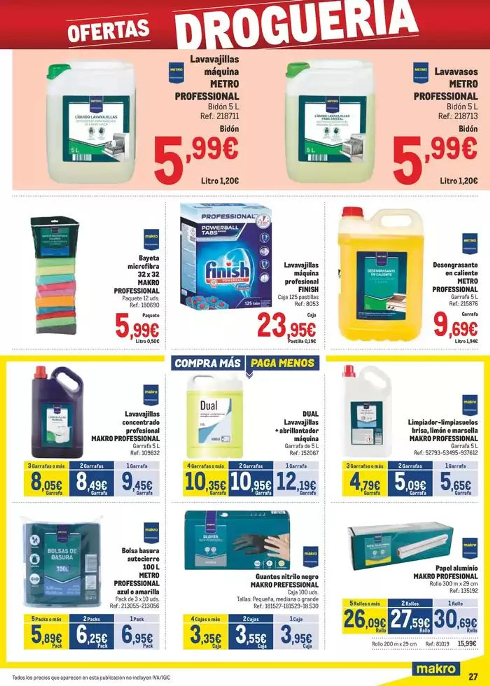 Catálogo de Makro Precios Cataluña 8 de abril al 4 de mayo 2025 - Página 27