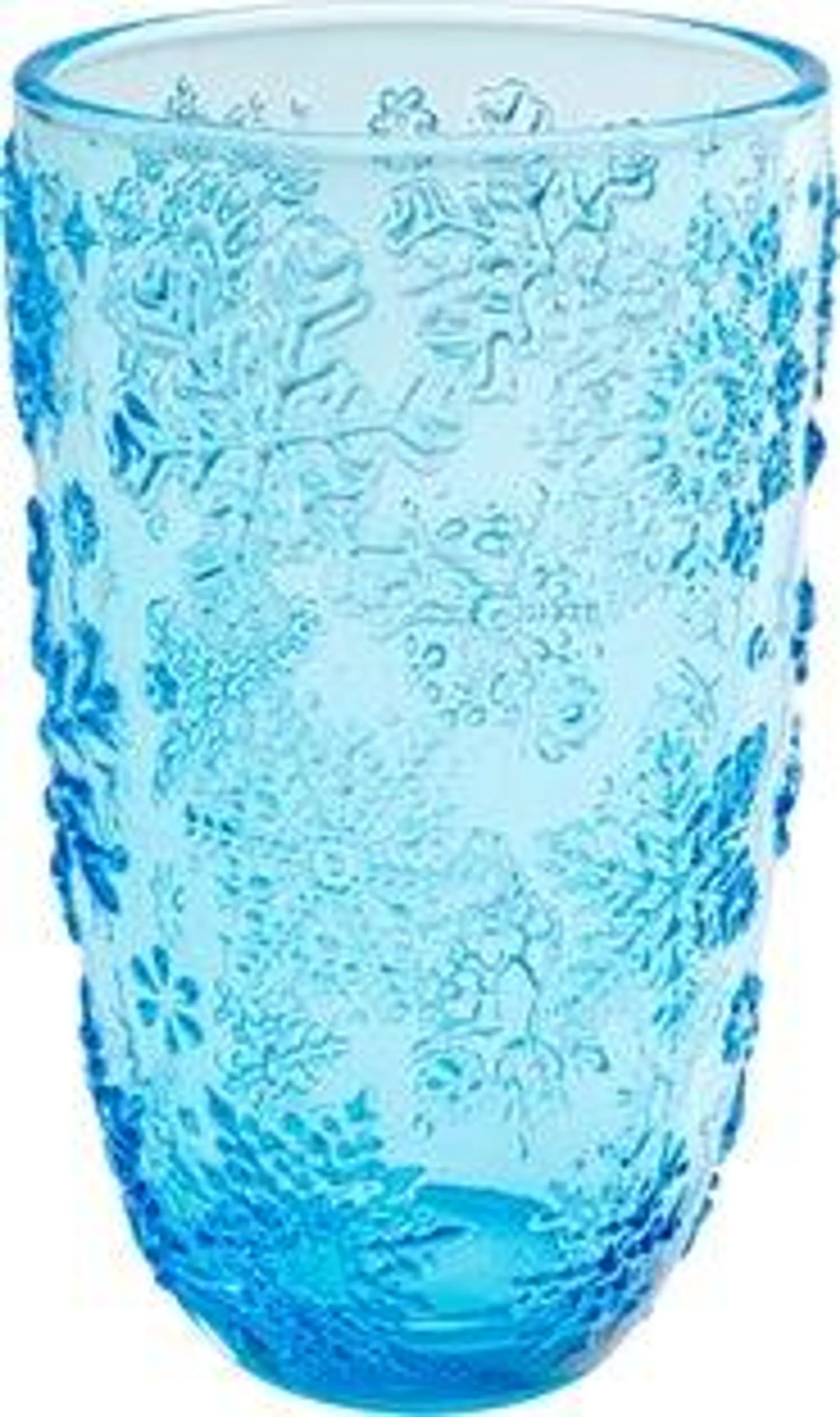 Vaso agua Ice Flowers Azul