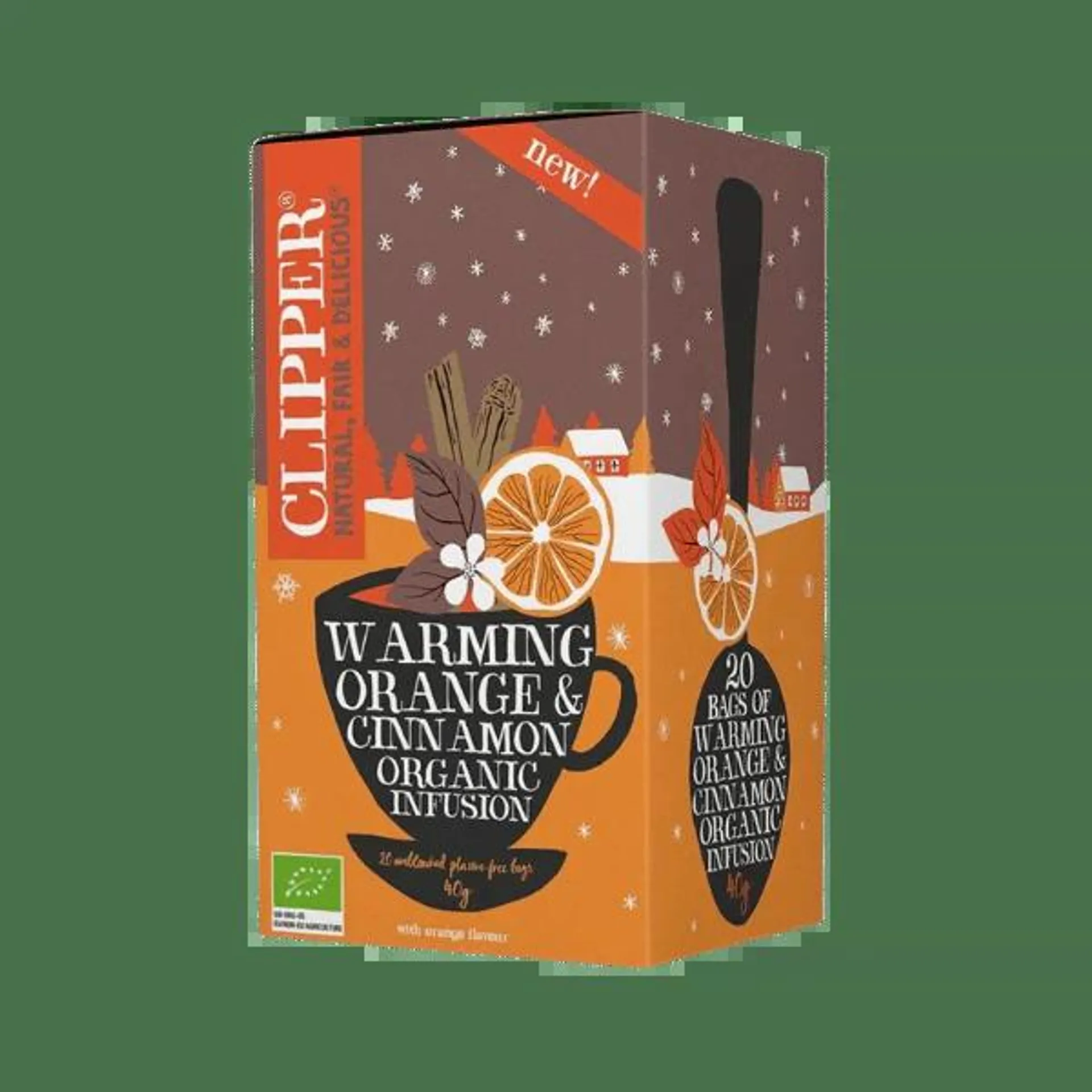 TÉ NARANJA Y CANELA BIO 20 SOBRES 35G