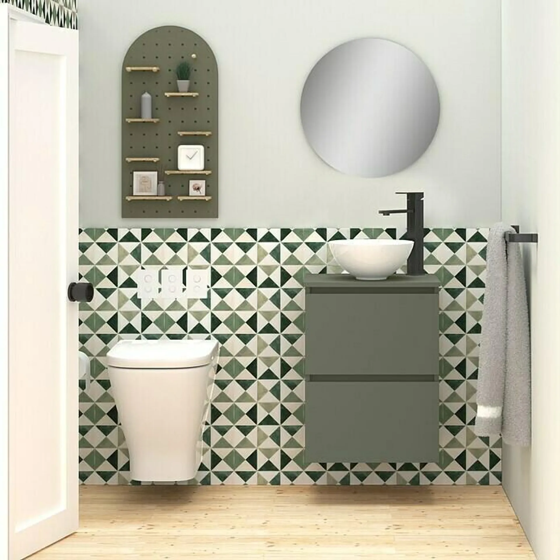 Conjunto de mueble de baño Nuca