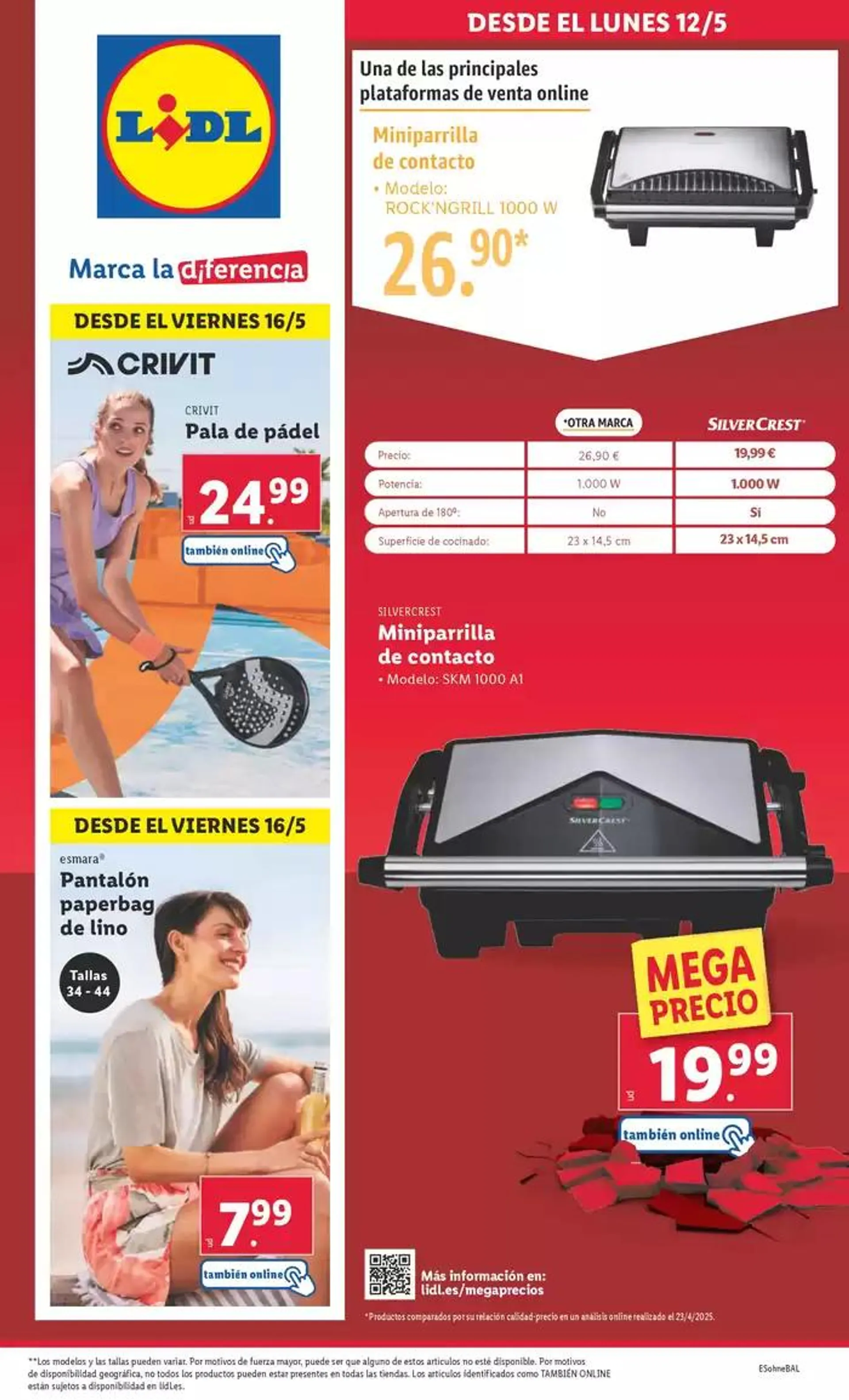 Catálogo de  ¡Bazar Lidl! Ofertas válidas del 12/05 al 18/05 12 de mayo al 18 de mayo 2025 - Página 1