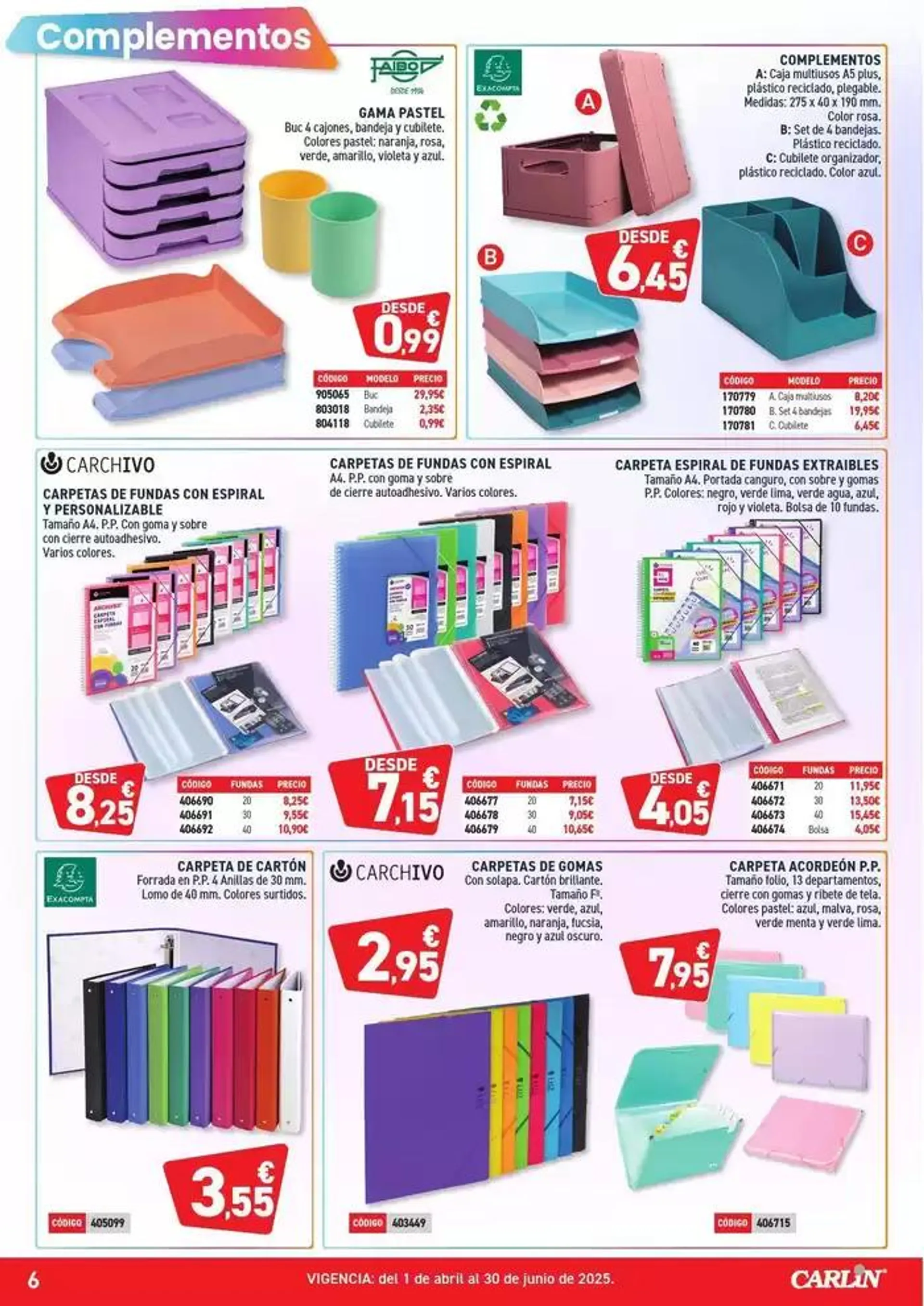 Catálogo de HIPER OFERTAS PAPELERÍA Nº5 1 de abril al 30 de junio 2025 - Página 6