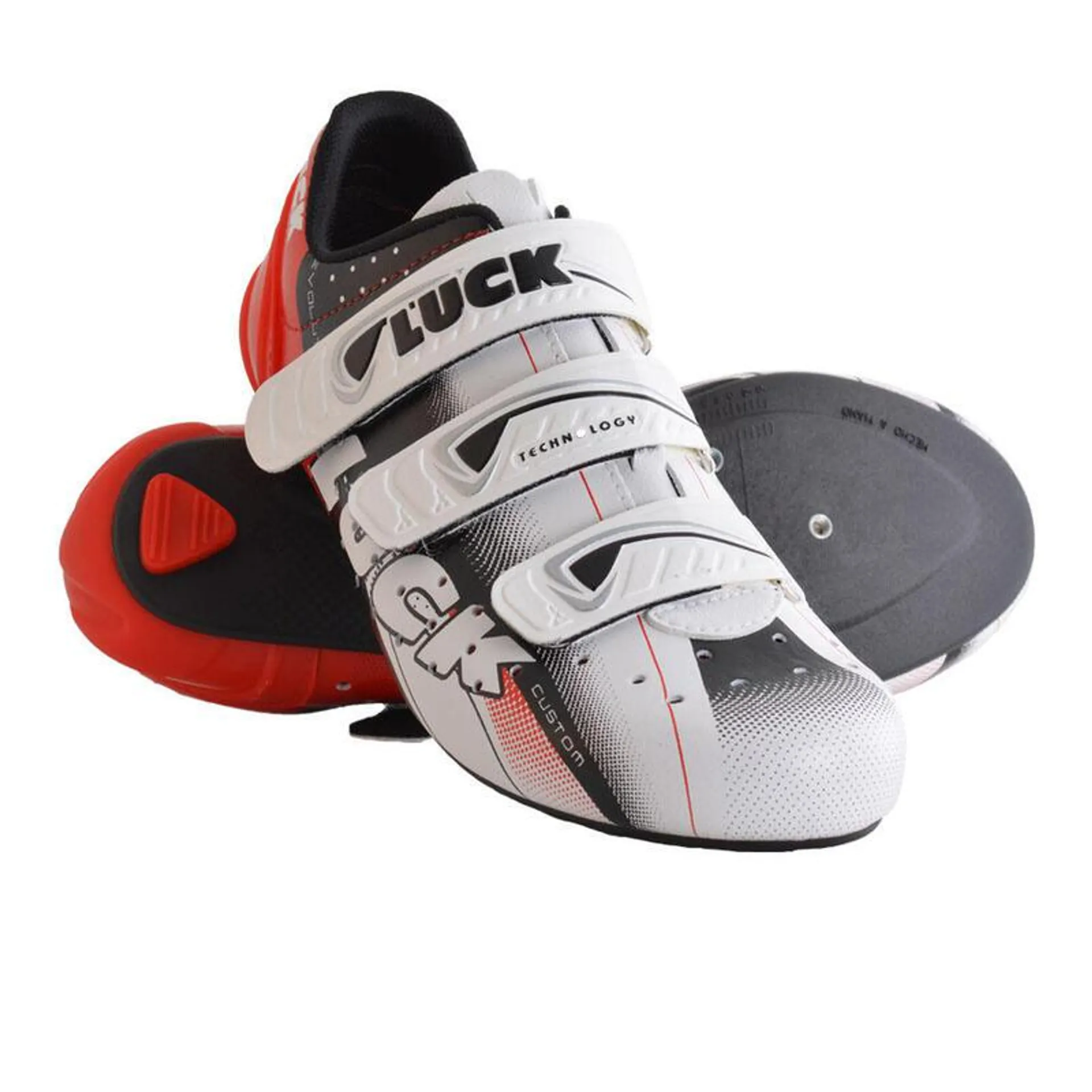 LUCK Evo Rojas | Zapatillas Carretera Ciclismo para Hombre