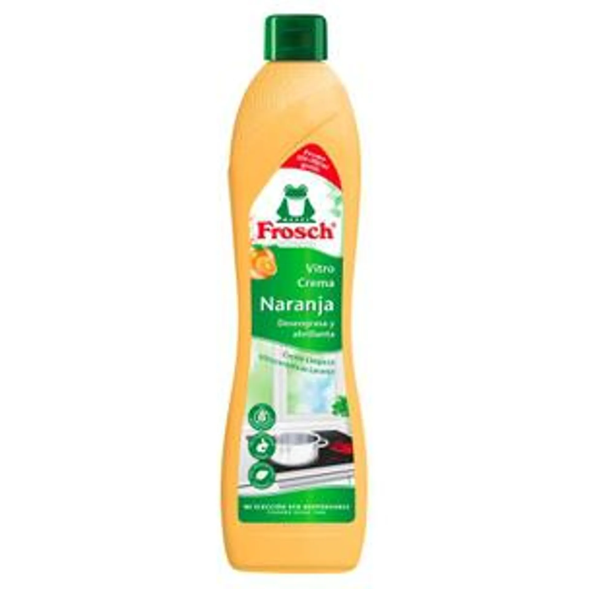 Vitrocerámica naranja Frosch 500 ml