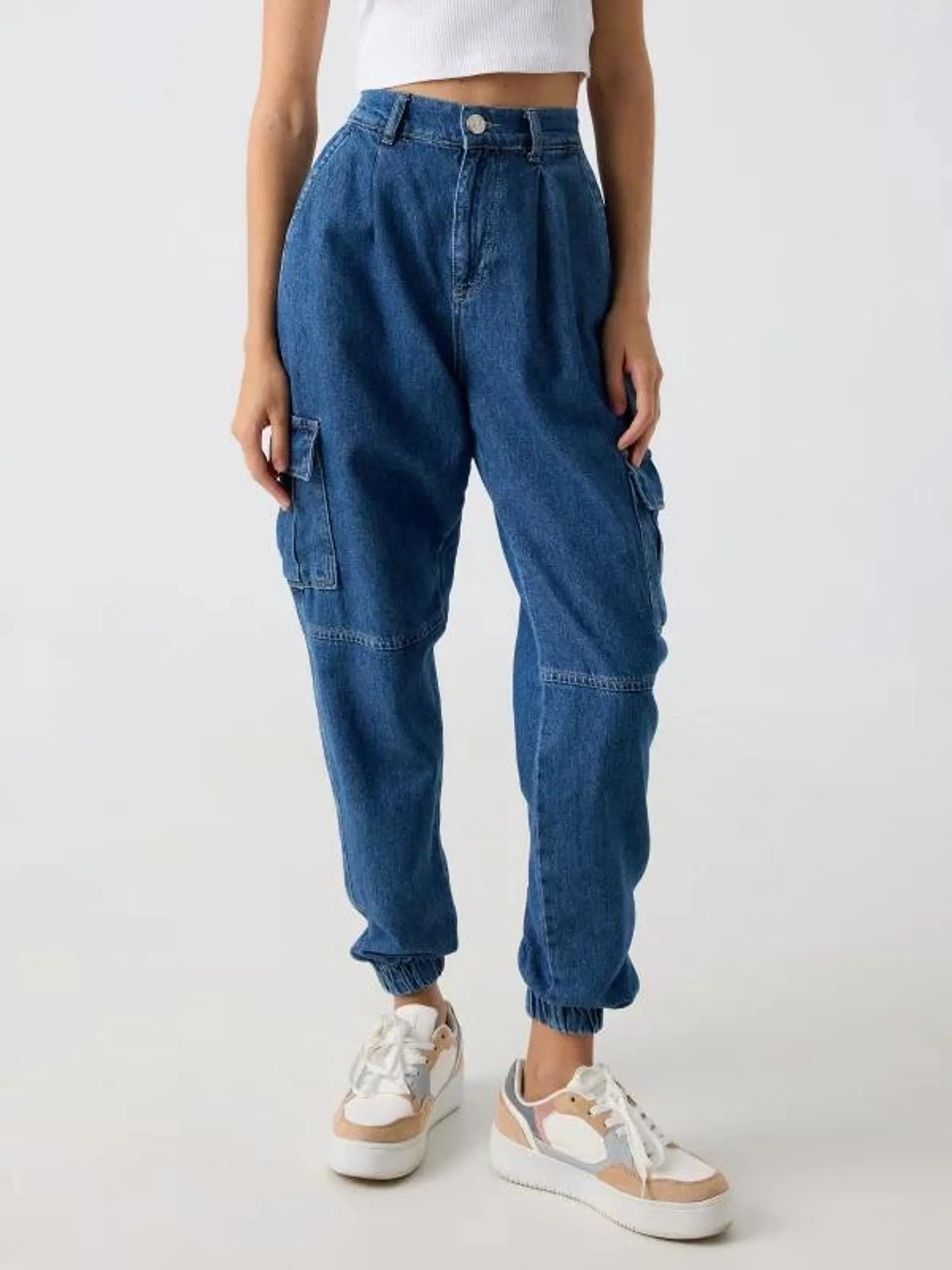 Jeans cargo slouchy
