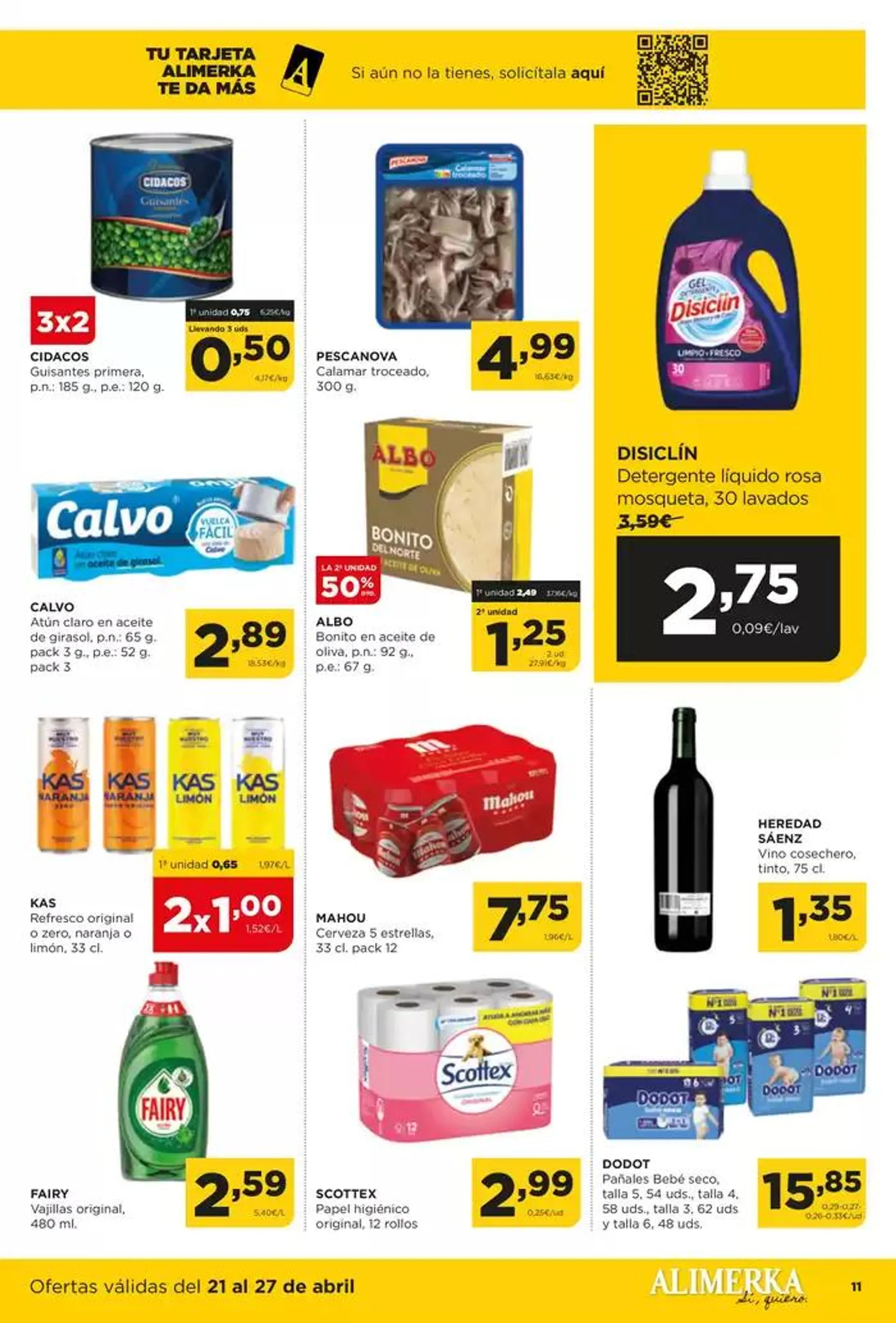 Catálogo de Catálogo Alimerka Castilla y León y Galicia 22 de abril al 27 de abril 2025 - Página 11