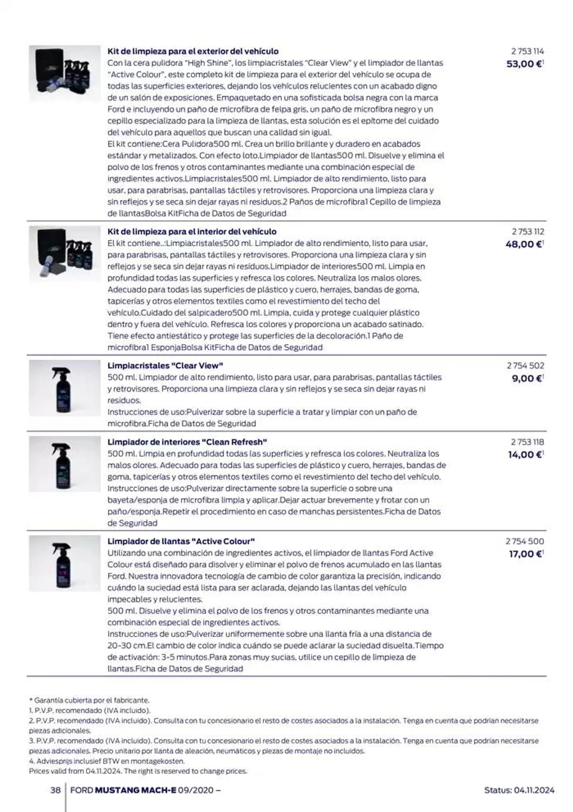 Catálogo de Ford de accesorios Ford Mustang Mach-E 13 de noviembre al 13 de noviembre 2025 - Página 38