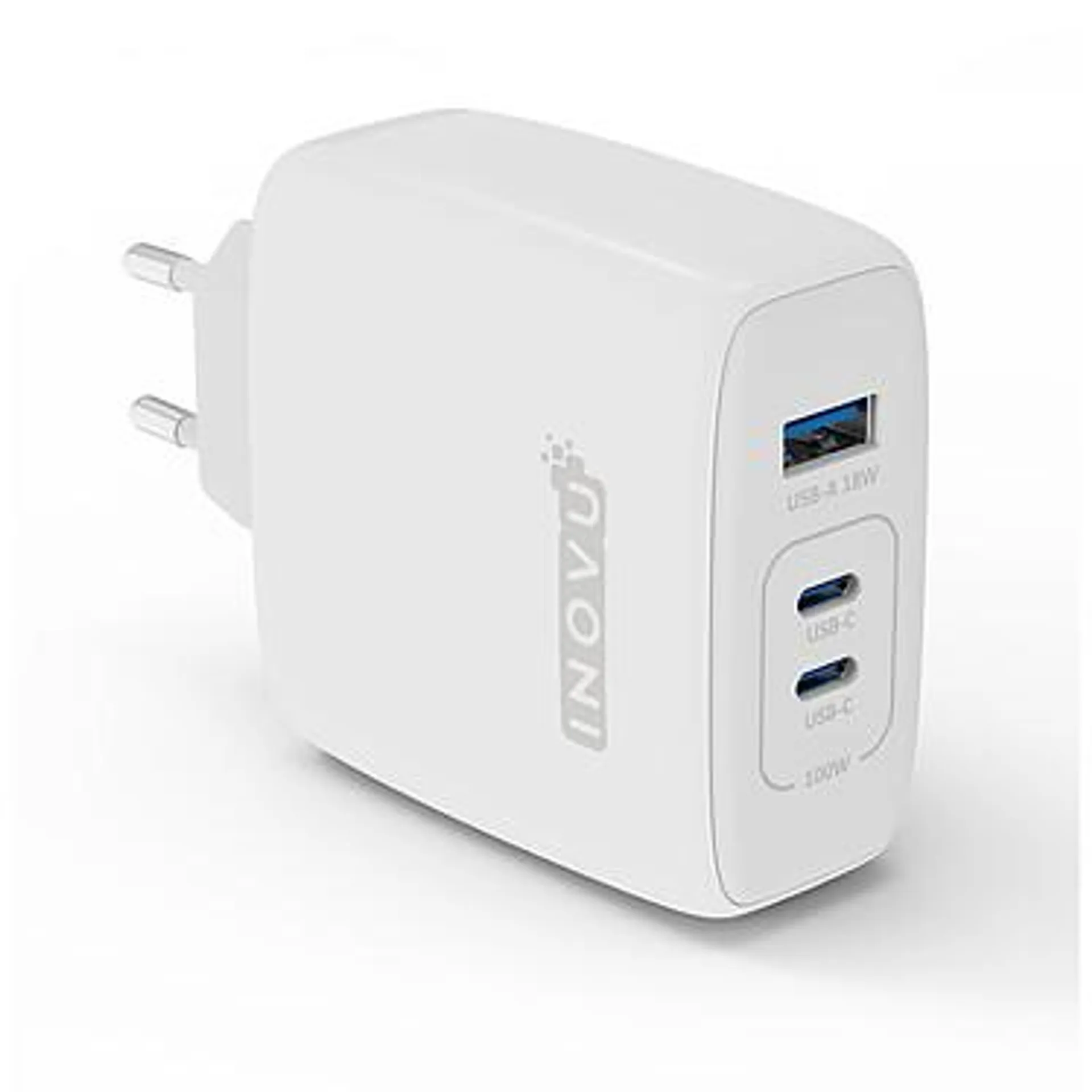 Cargador INOVU USB-C 100W Power Delivery GaN