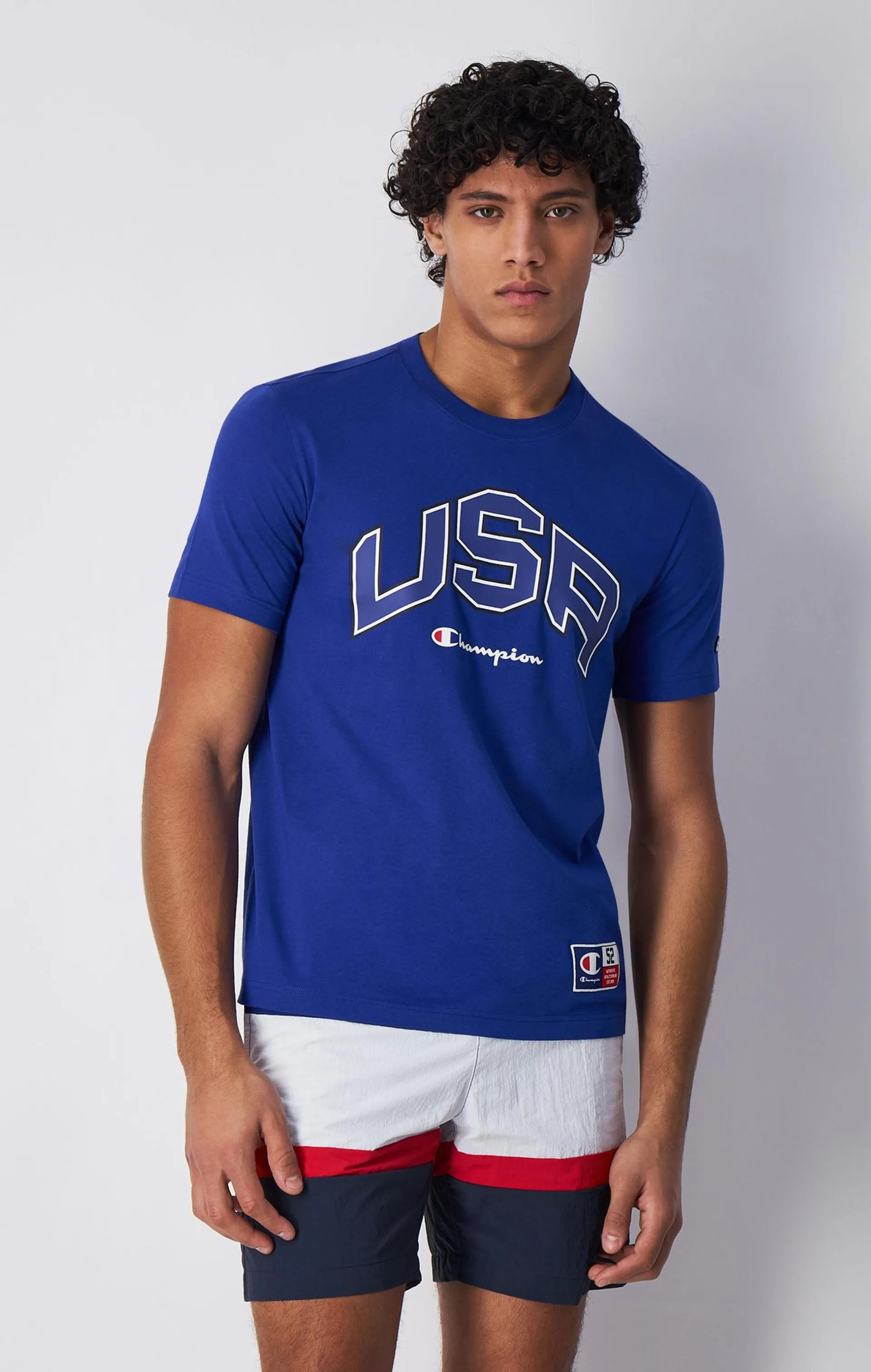 Camiseta cómoda con logotipo USA