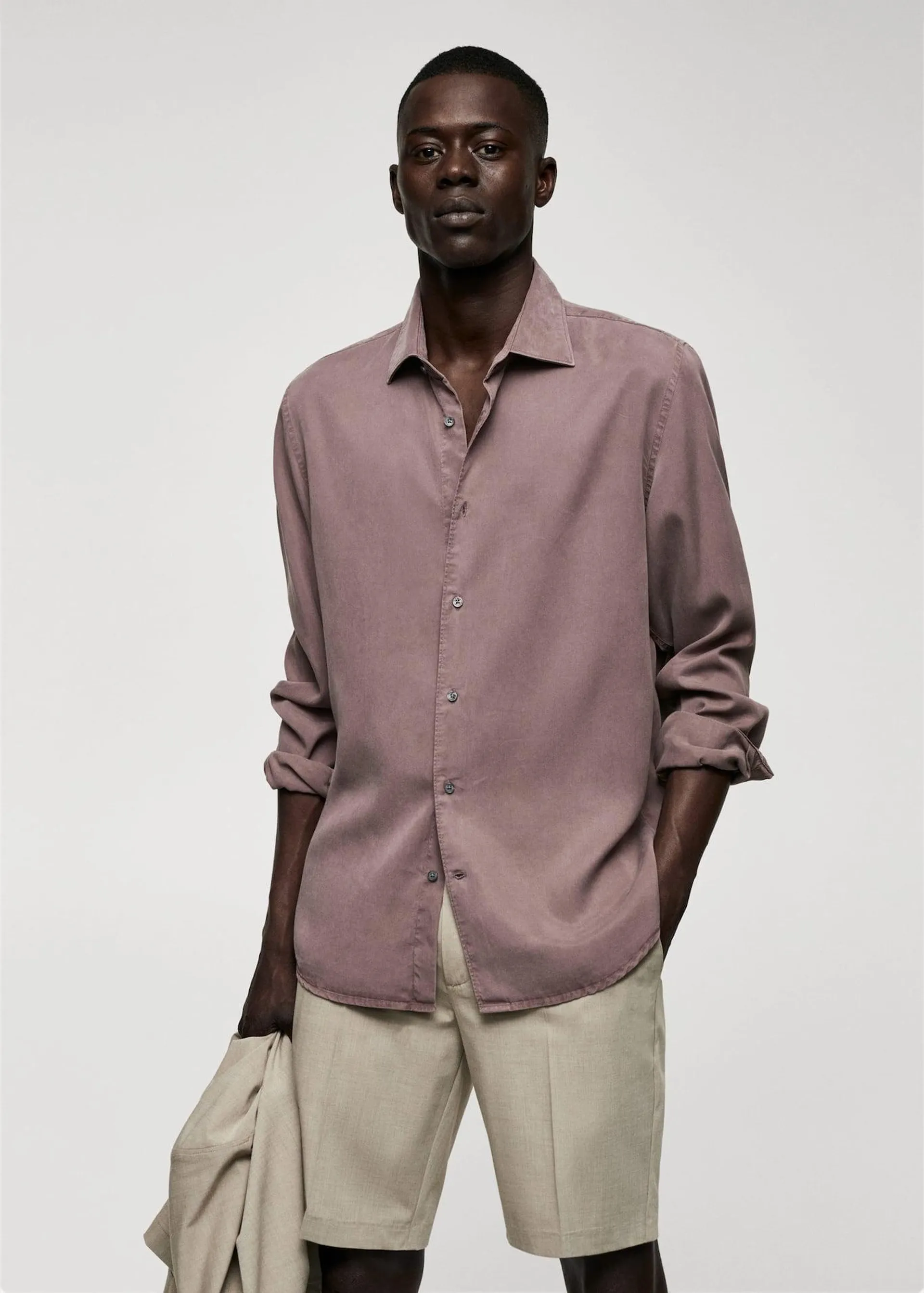Camisa fluida lyocell