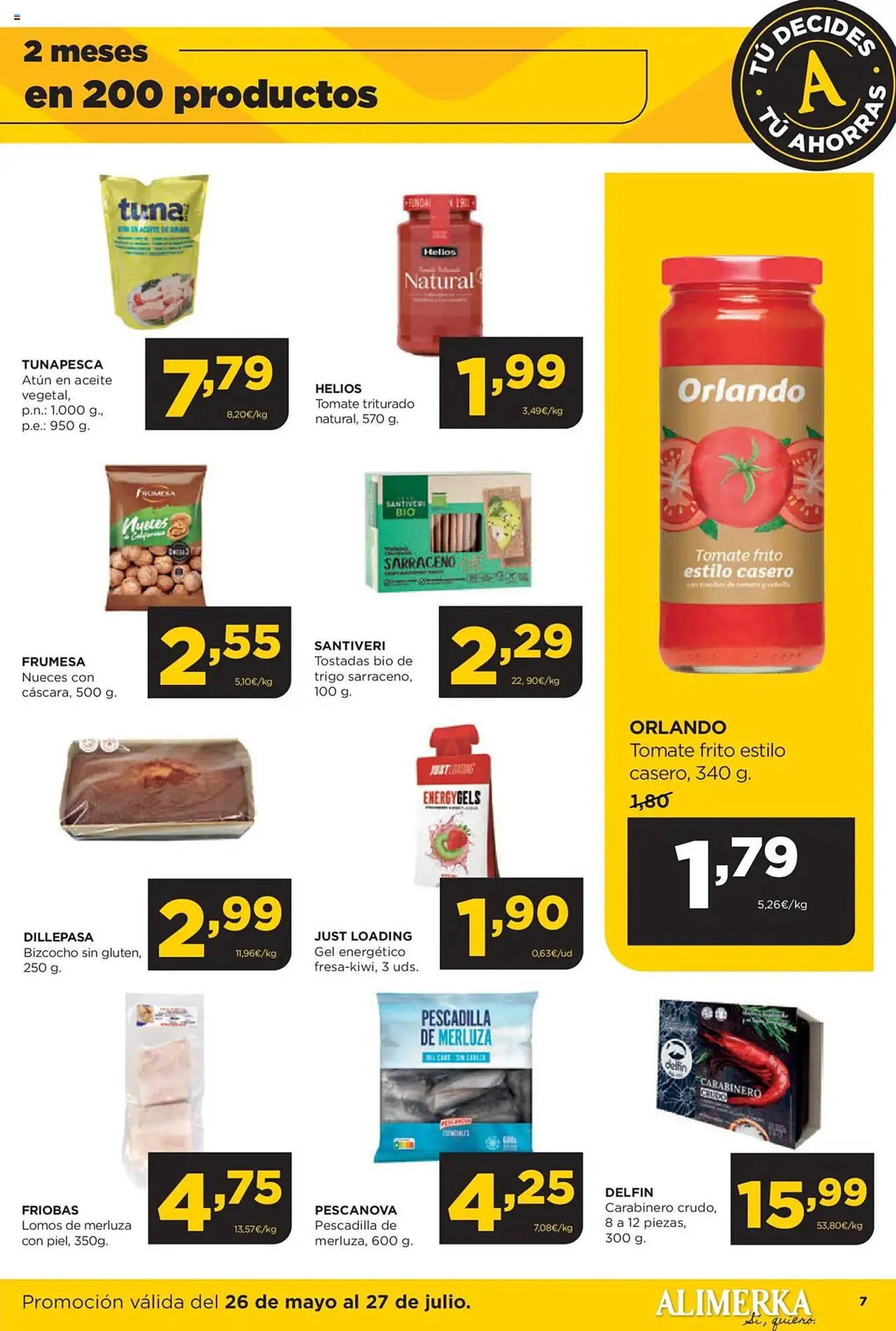 Catálogo de Folleto Alimerka 26 de mayo al 27 de julio 2025 - Página 7