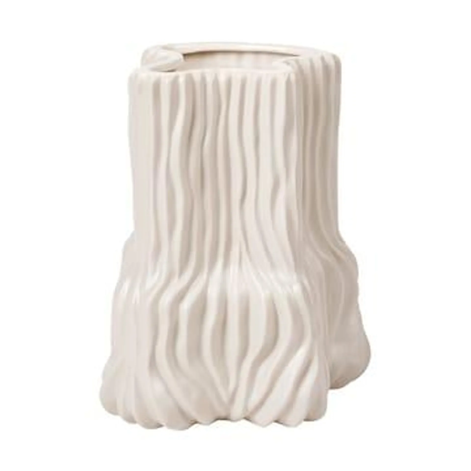 Magny vase 23.5 cm tall. Castle beige