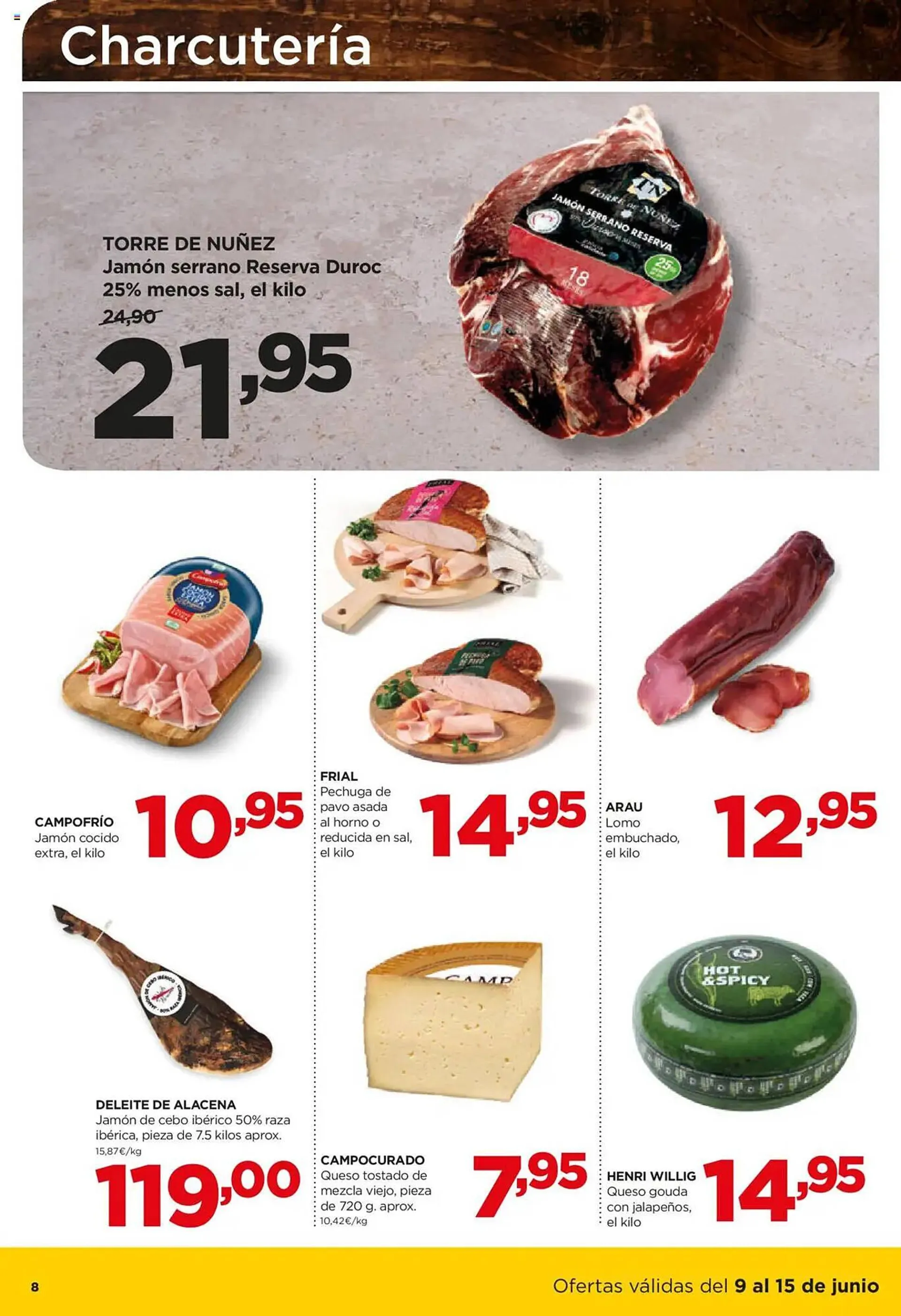 Catálogo de Folleto Alimerka 9 de junio al 15 de junio 2025 - Página 8