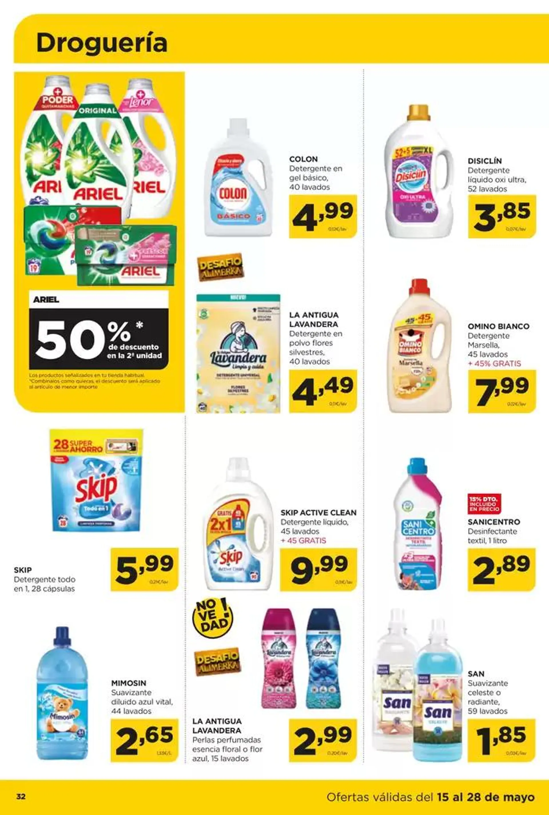 Catálogo de Ofertas válidas en nuetras tiendas físicas de Castilla y León y Galicia del 15 al 28 de mayo 15 de mayo al 28 de mayo 2025 - Página 32