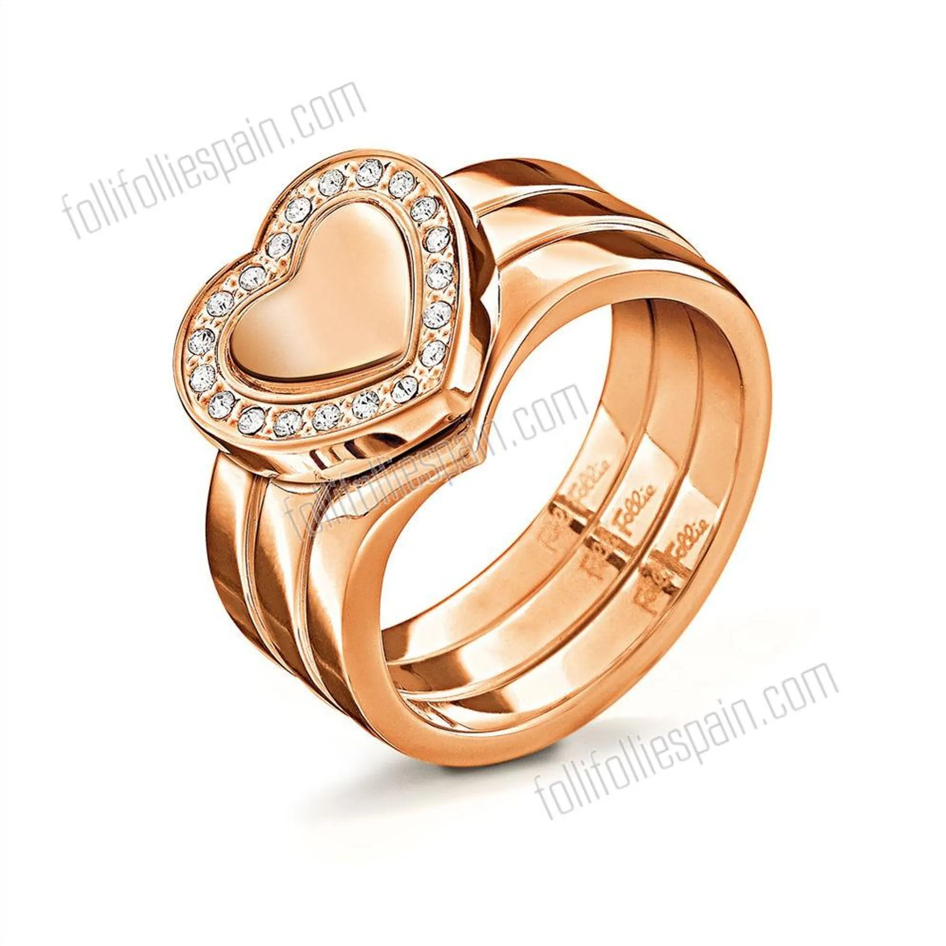 Folli Follie juguetón Corazón anillo con un buen precio.