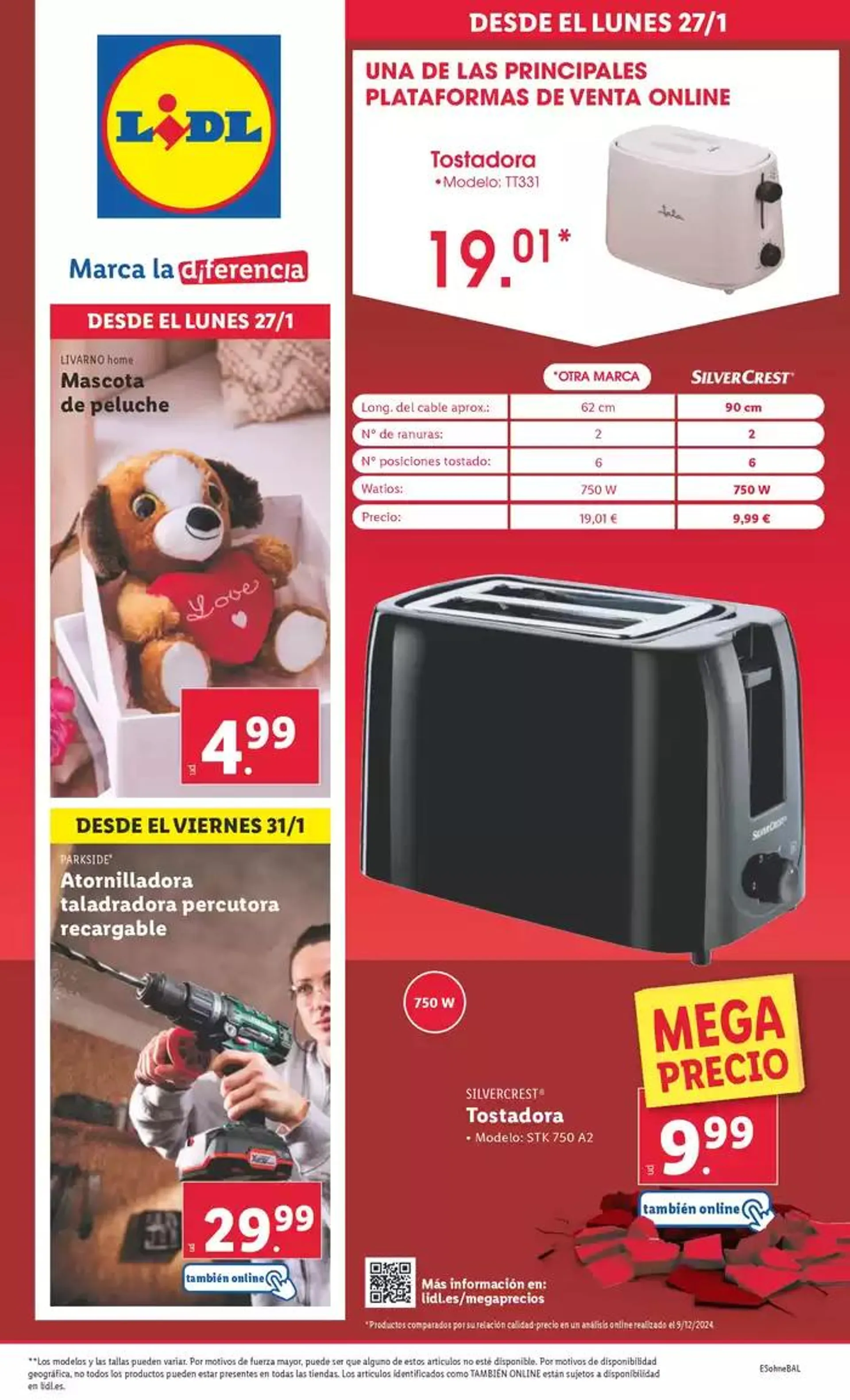 ¡Bazar Lidl! Ofertas válidas del 27/01 al 02/02 - 1