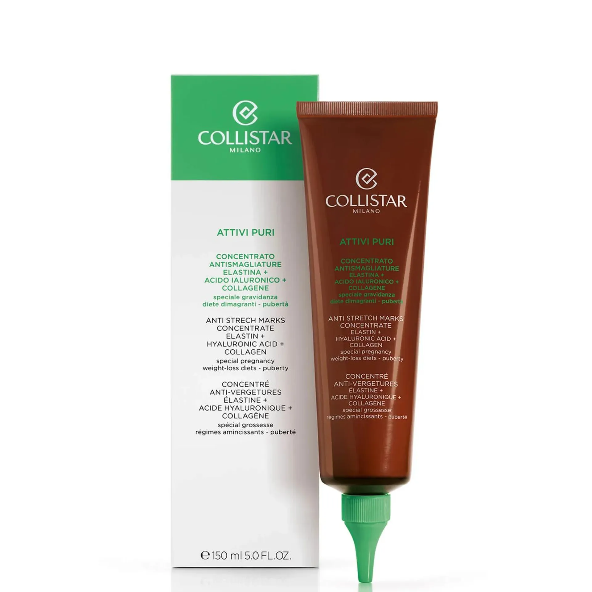 Collistar Concentrado Antiestrías Elastina y Ácido Hialurónico y Colágeno 150ml