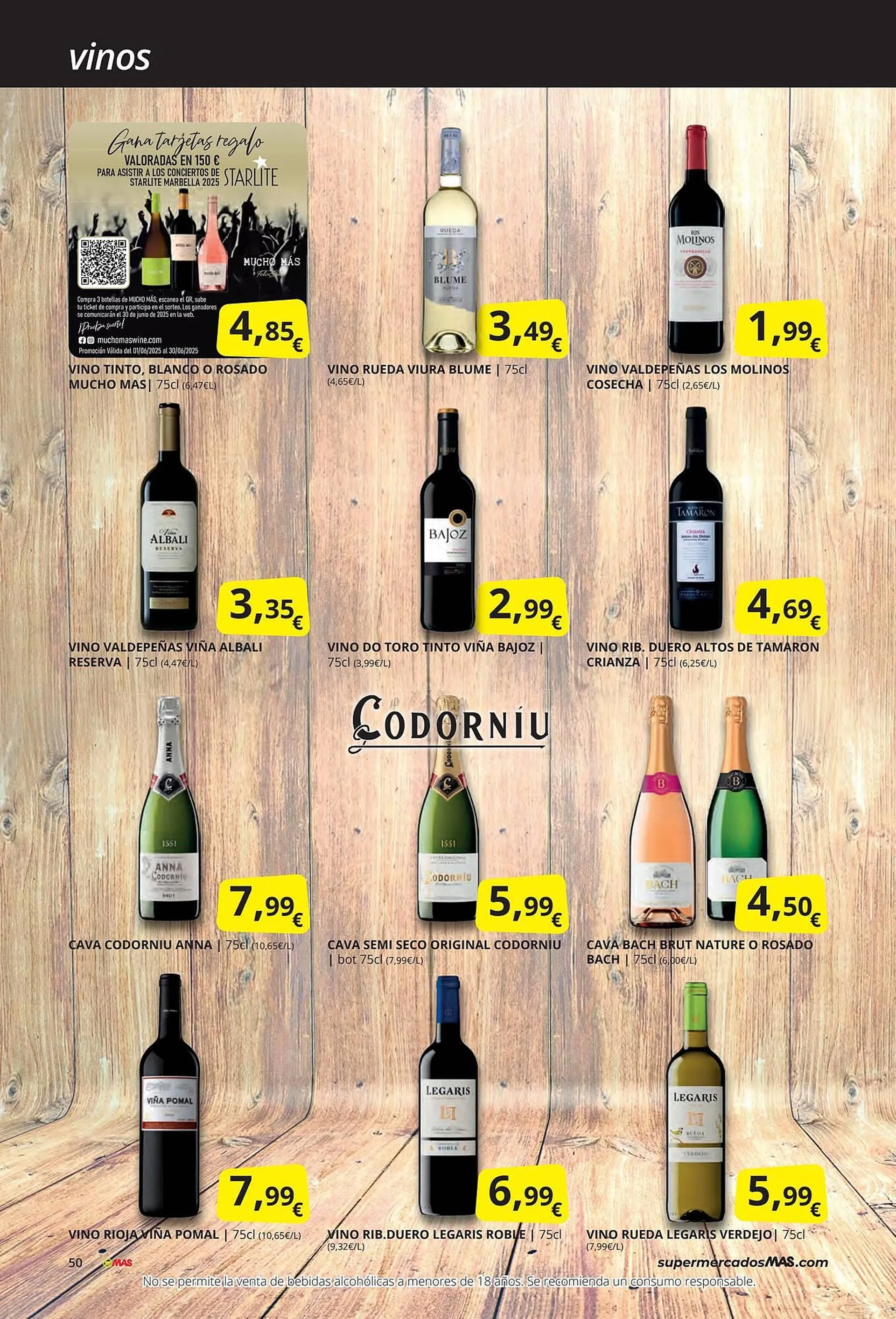 Catálogo de Folleto Supermercados MAS 30 de mayo al 26 de junio 2025 - Página 50