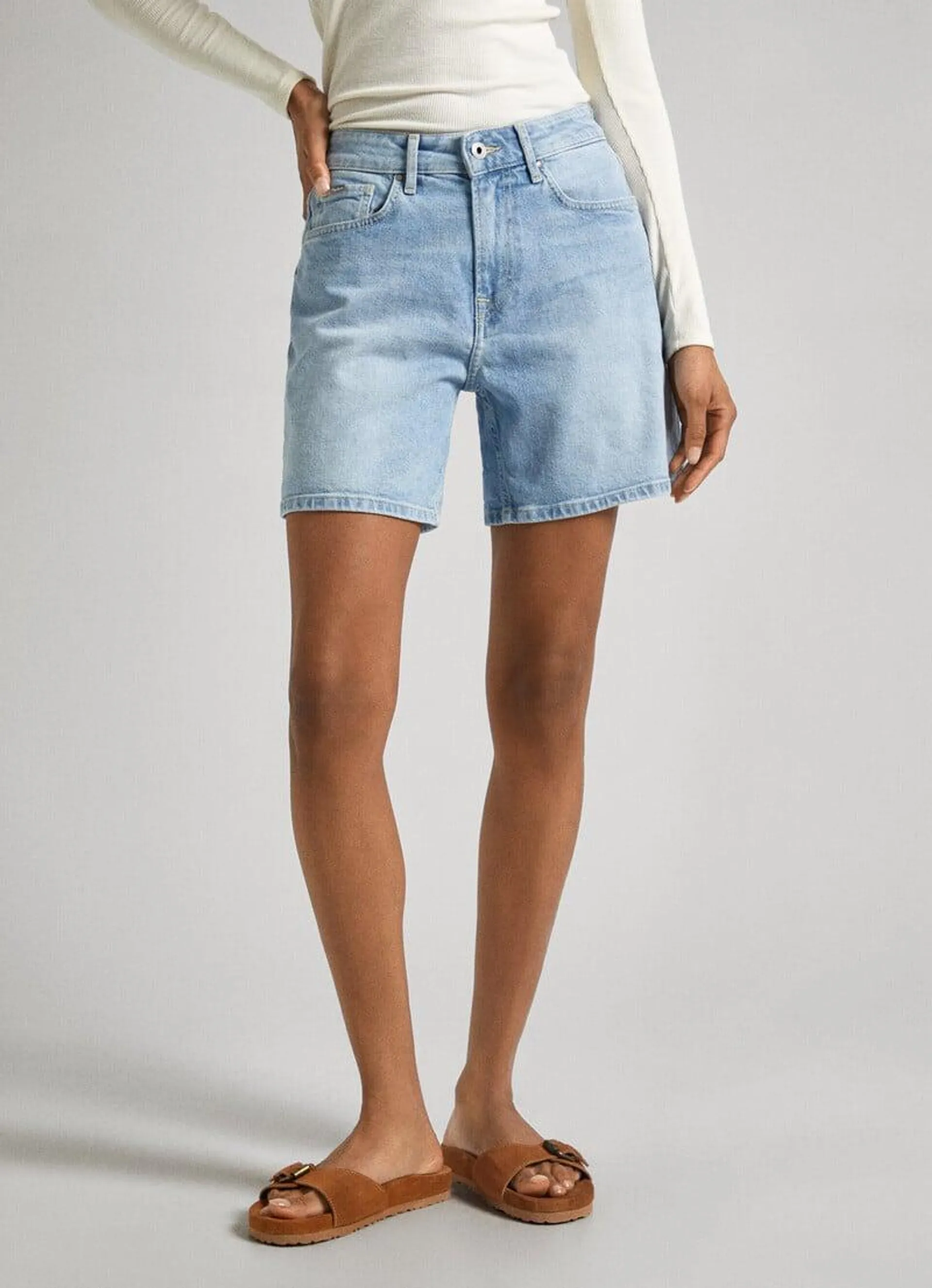 SHORTS DENIM FIT SKINNY