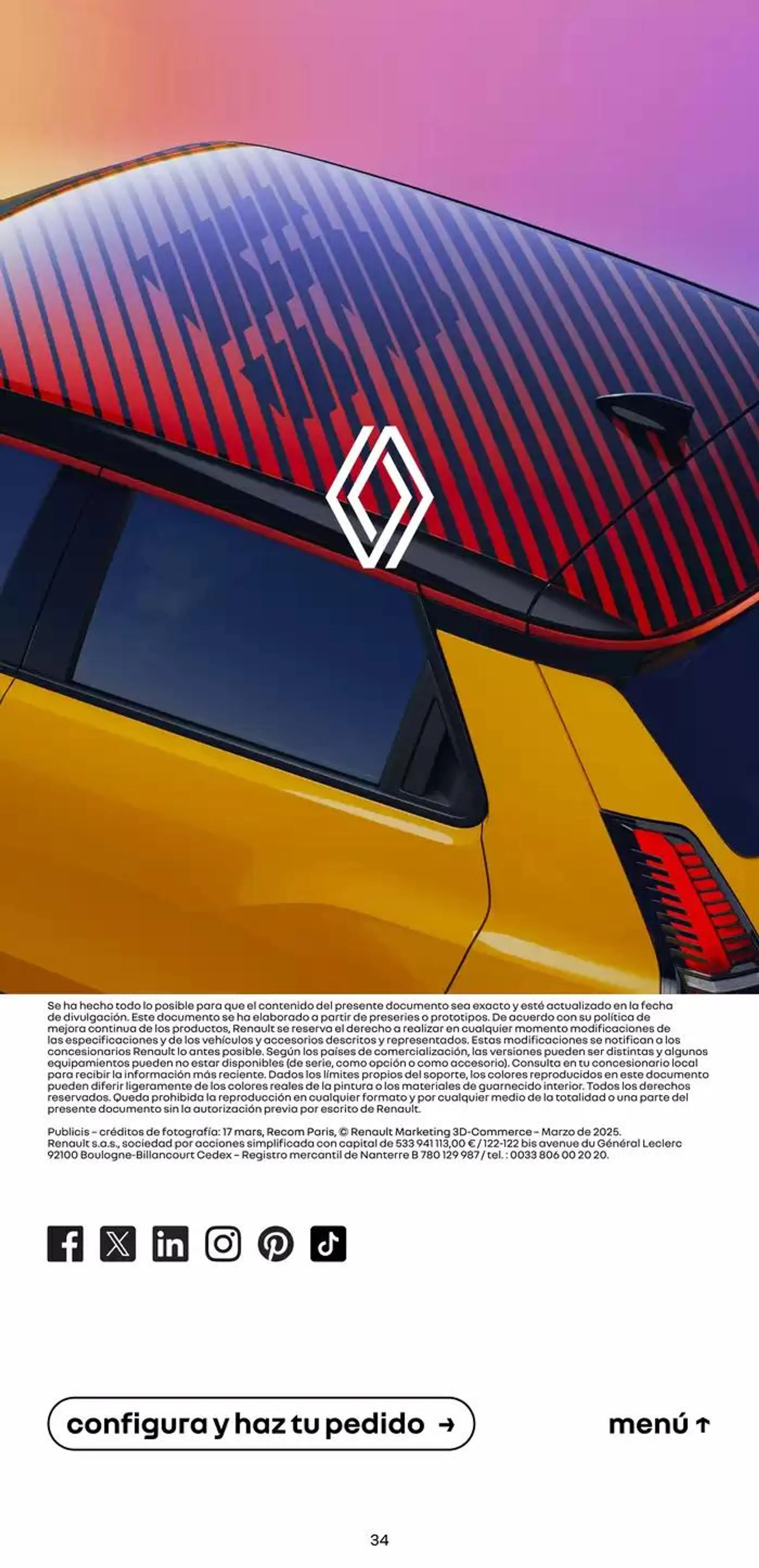 Catálogo de Renault 5 E-Tech Eléctrico 24 de abril al 24 de abril 2026 - Página 34