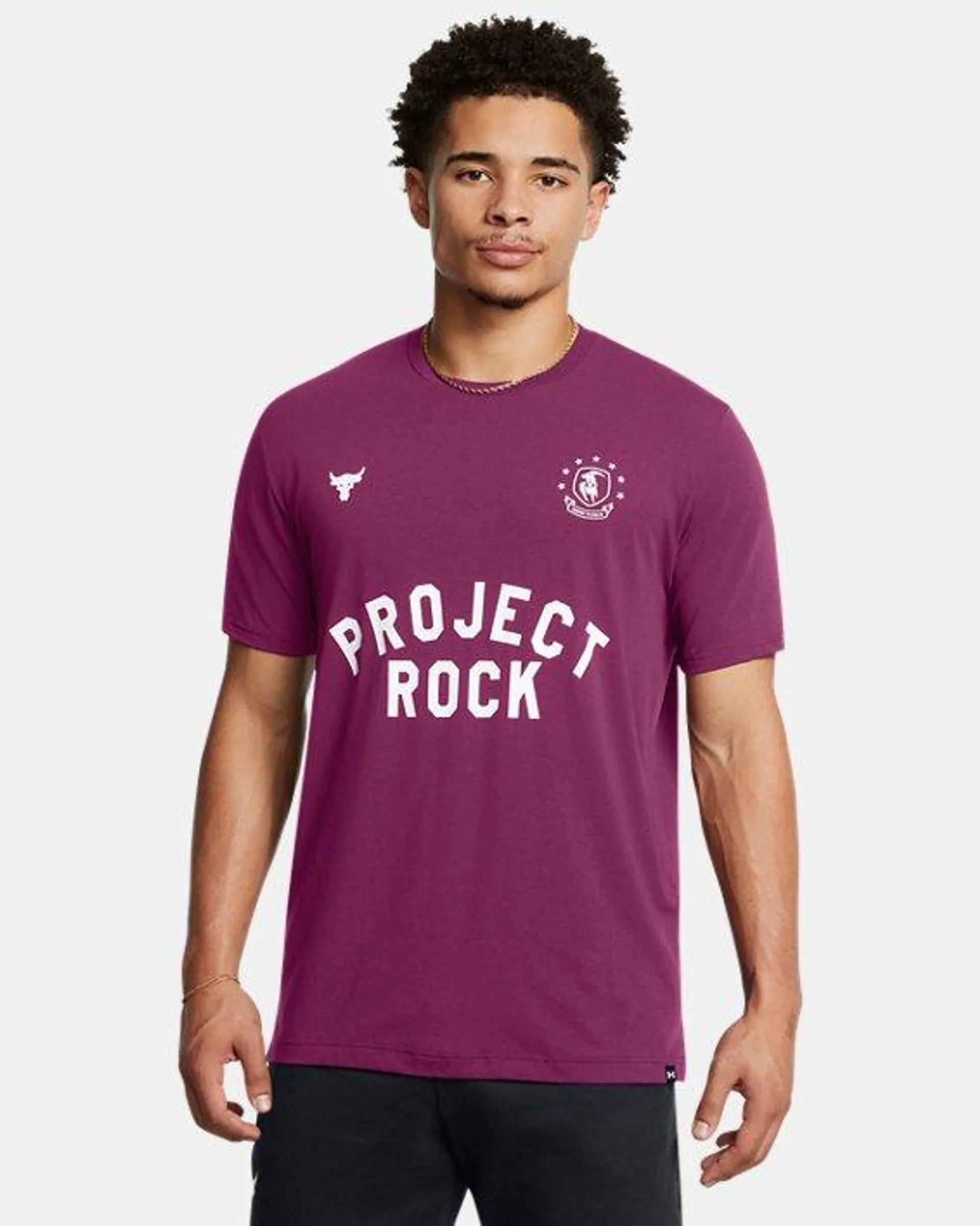 Camiseta de manga corta Project Rock Badge Of Honor para hombre