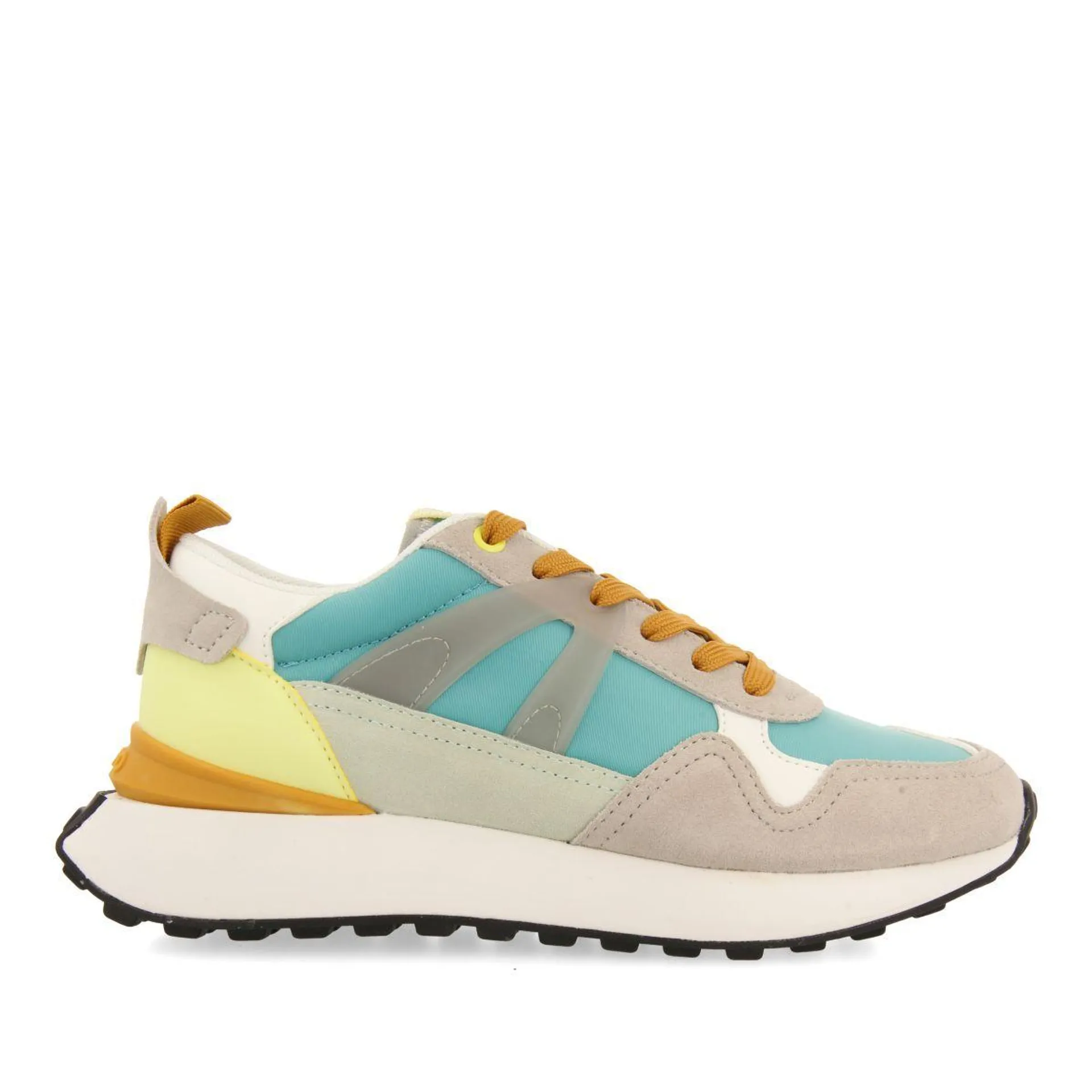 TURQUOISE SNEAKERS WITH MULTICOLOR DETAILS FOR WOMEN ADAIR