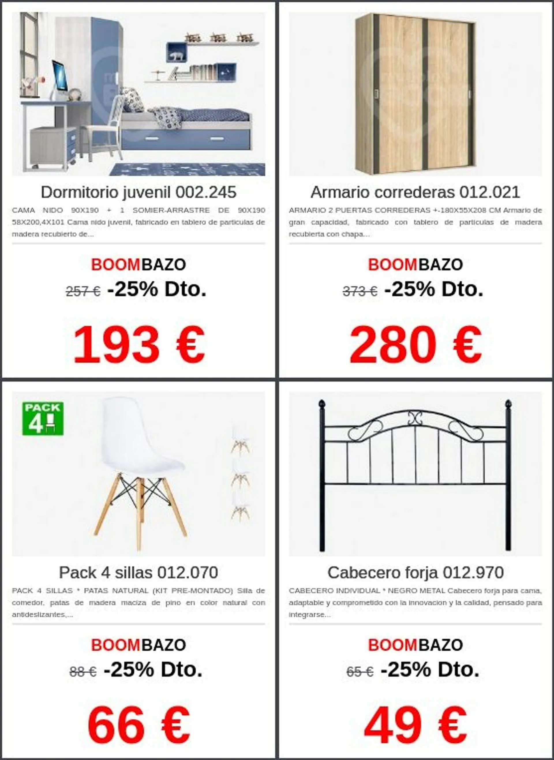 Catálogo de Muebles BOOM Oferta actual 2 de junio al 11 de junio 2025 - Página 4