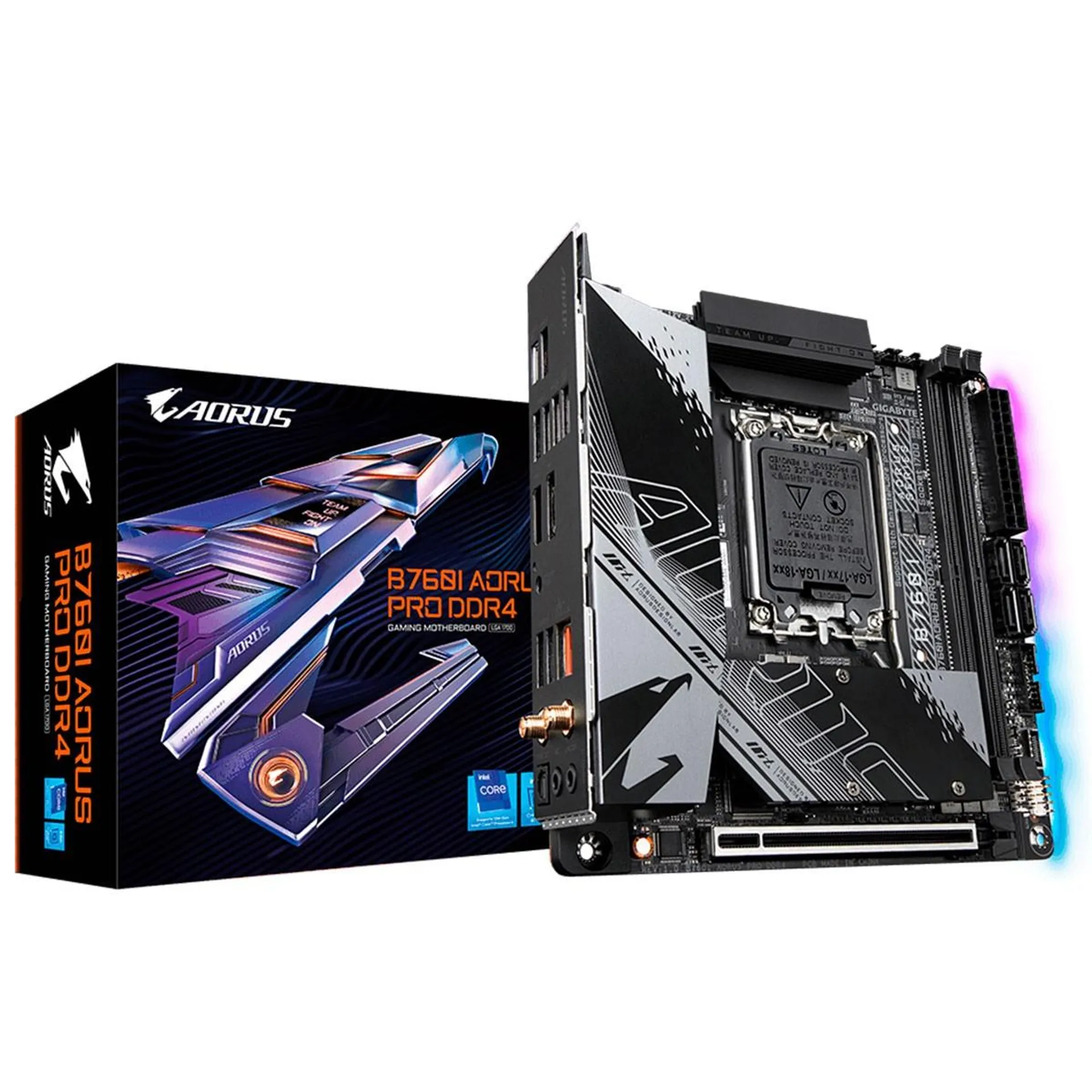 PLACA BASE GIGABYTE B760I AORUS PRO DDR4