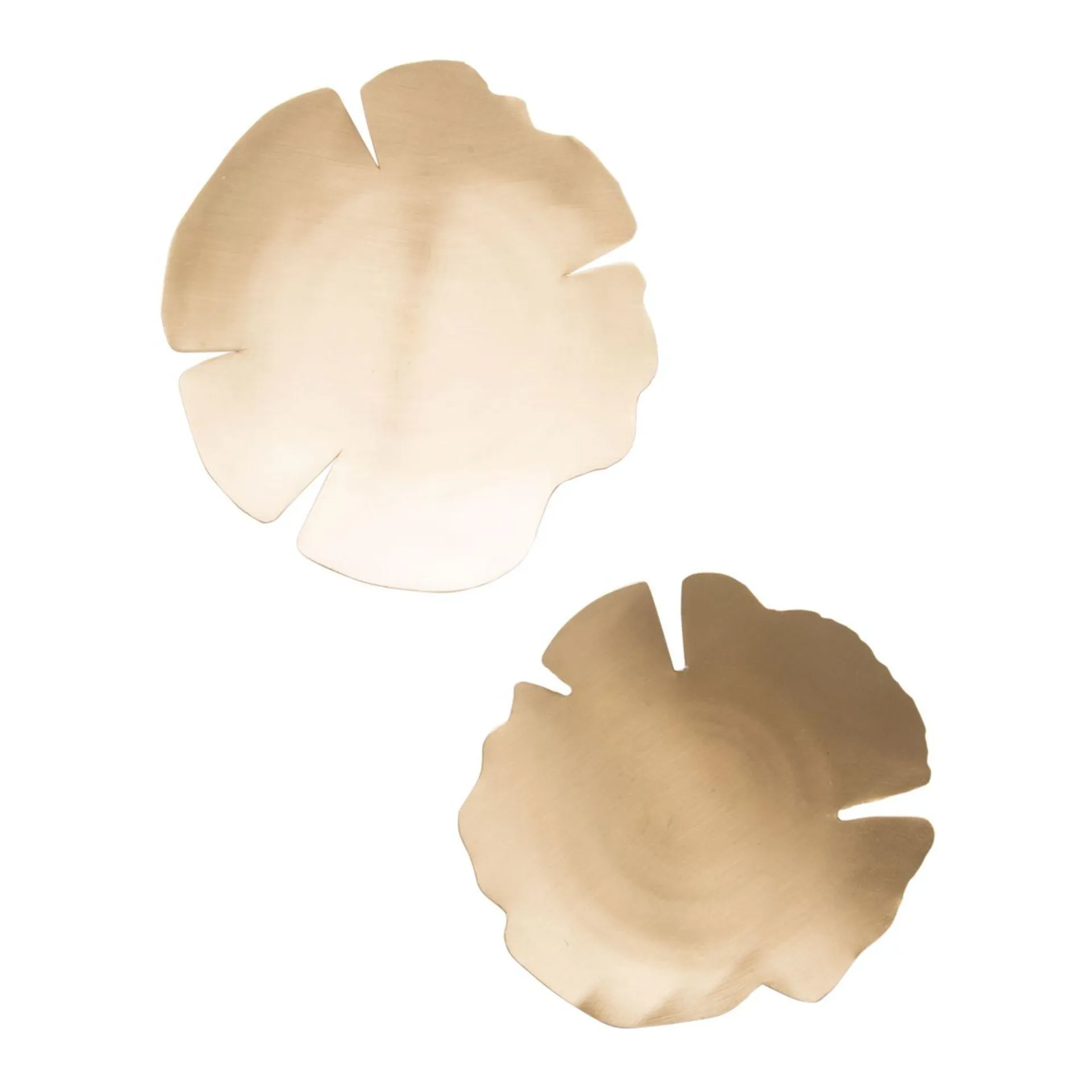 Leaves decorative saucer 2-pack