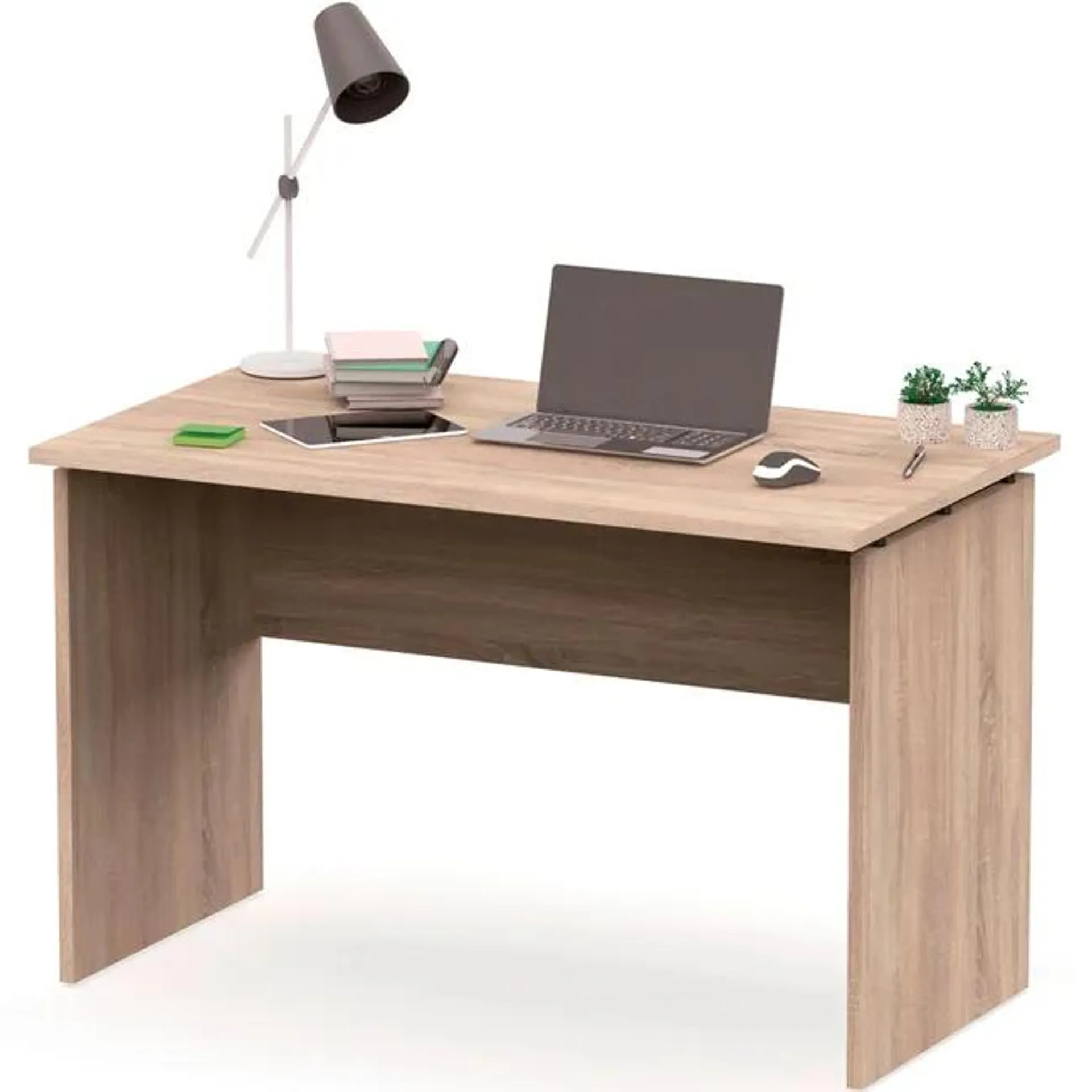 Escritorio, Mesa de Ordenador Oficina, Estudio 76 x 120 x 68 cm, Despacho, Habitación, Desk, Briebe, Madera, , Zenith