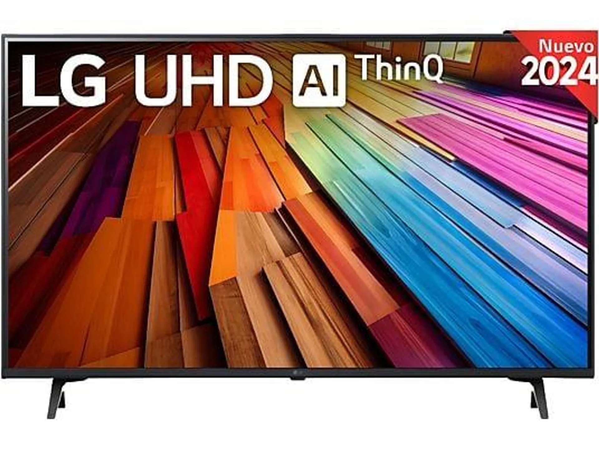 TV LED 43" - LG 43UT80006LA, UHD 4K, Procesador Inteligente 4K α5 Gen7, Smart TV, DVB-T2 (H.265), Negro