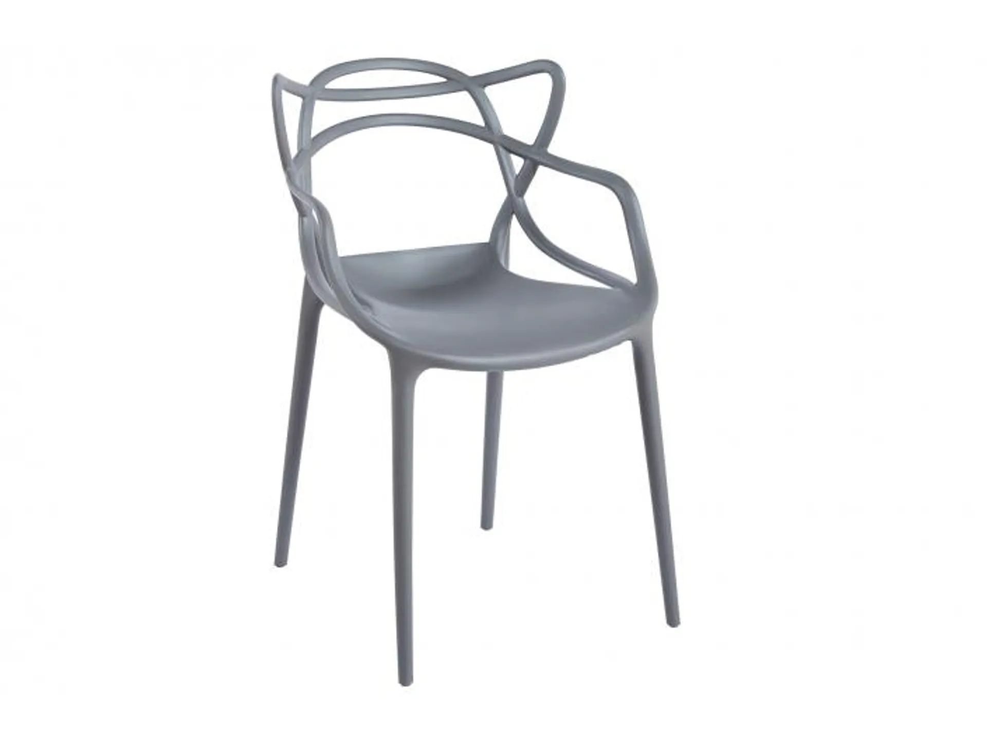 Pack 4 sillas diseño gris
