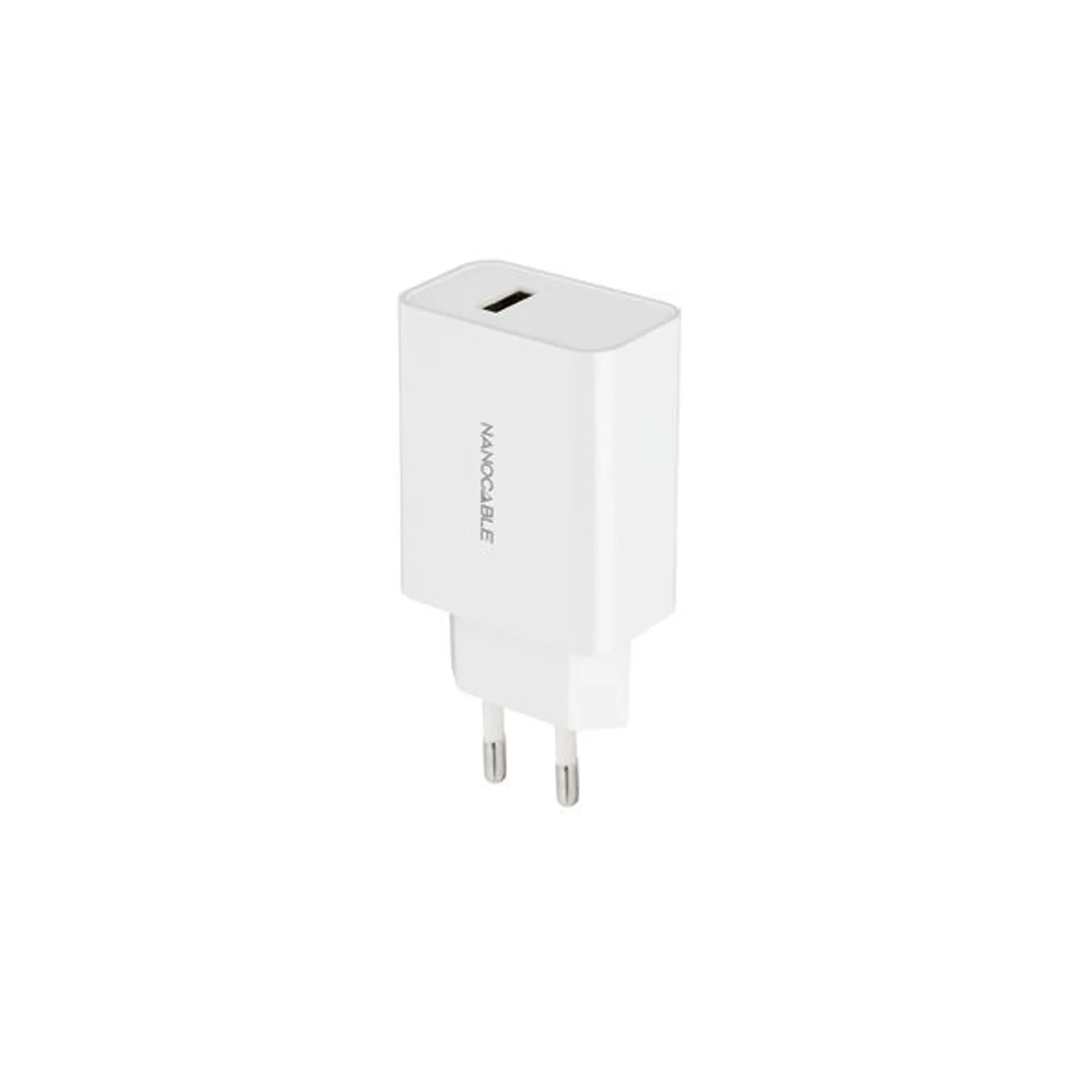 CARGADOR USB PARED TOOQ 1PTO 2.1A BLANCO