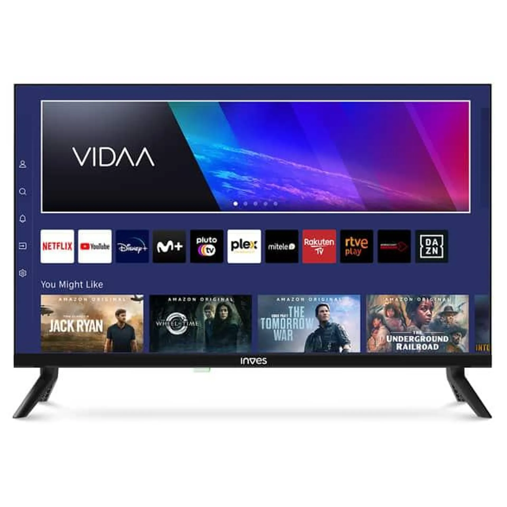 TV LED 61cm (24") Inves LED-240VDA, HD, Smart TV