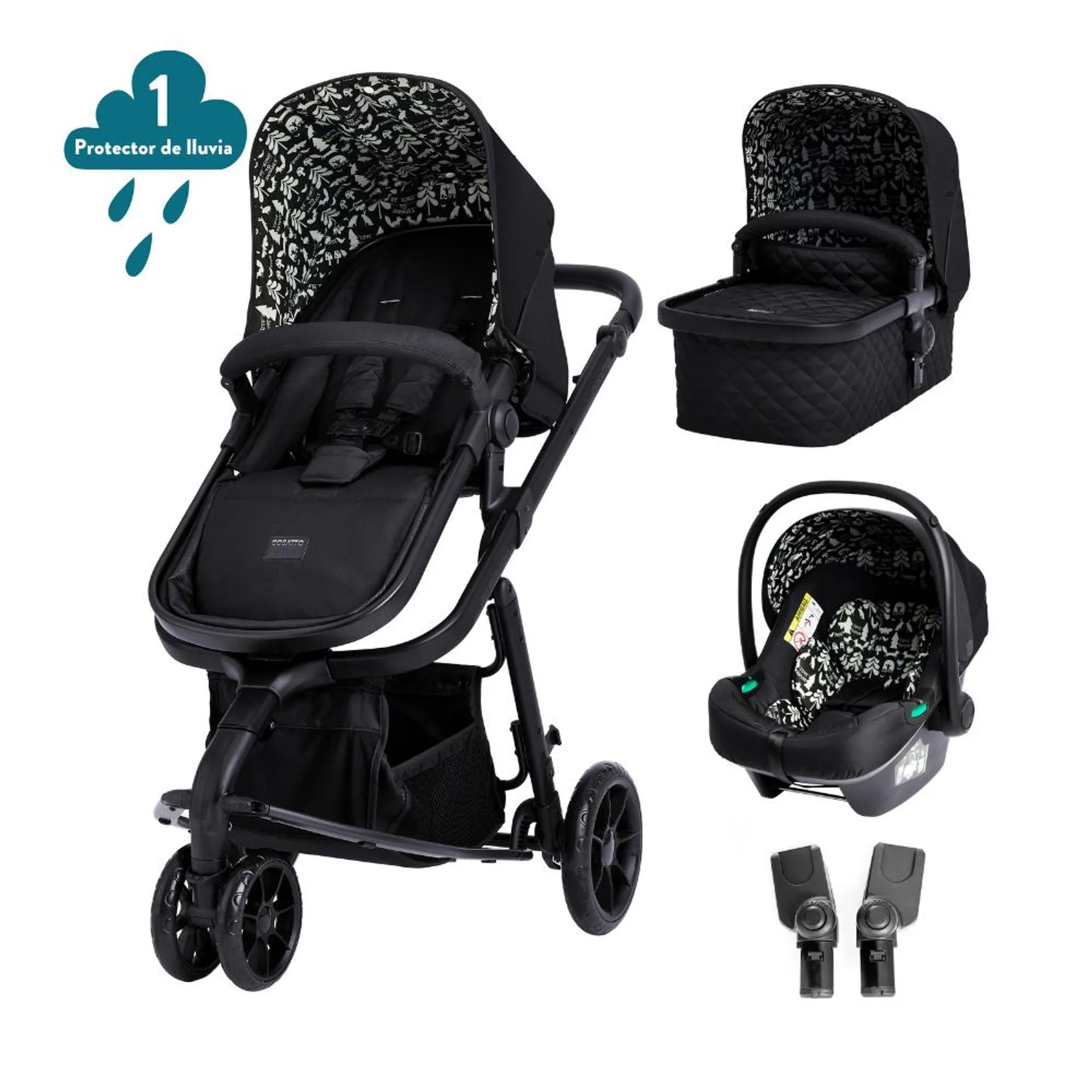 Giggle 3 en 1 con silla de coche - Silhouette