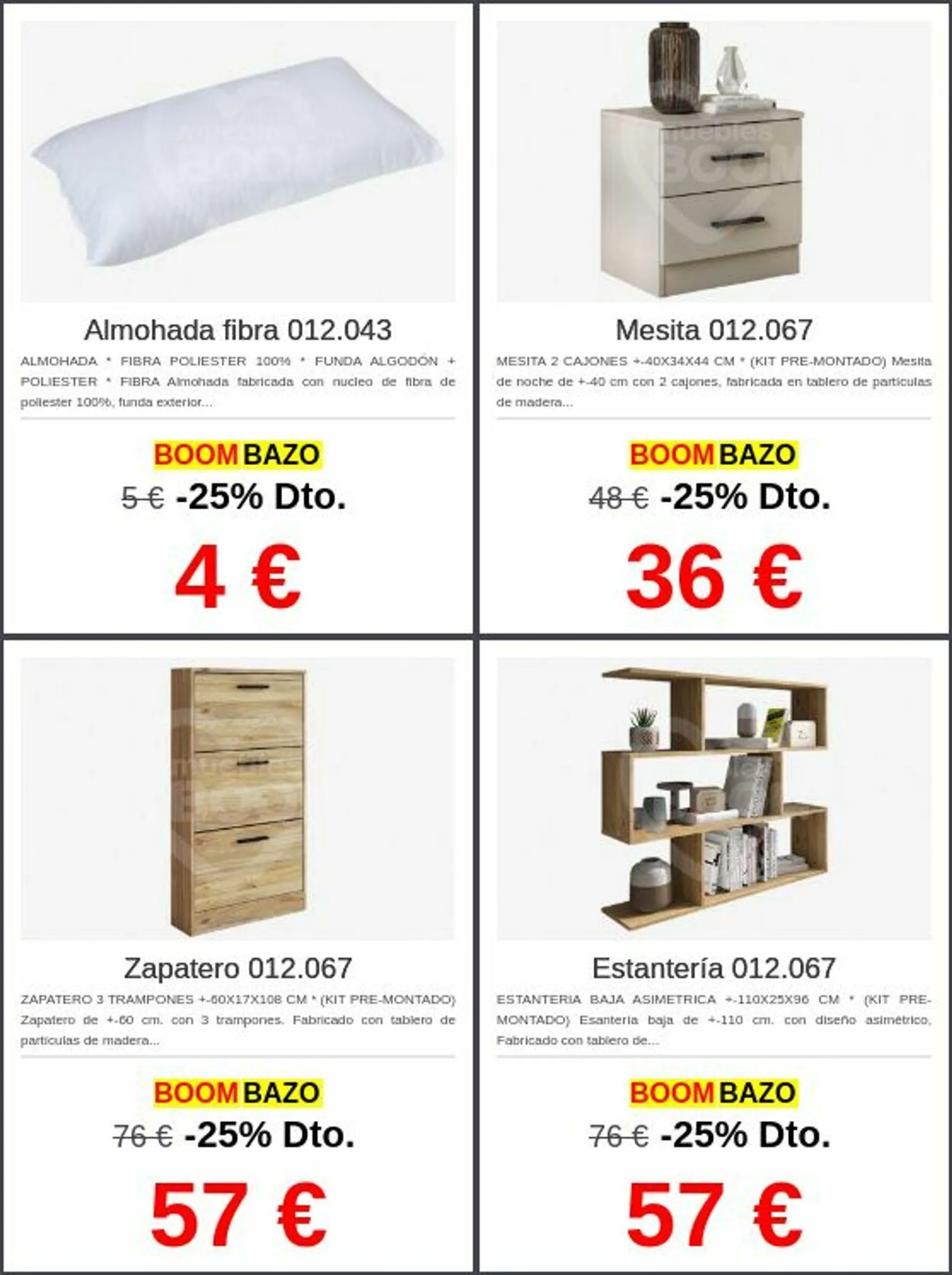 Catálogo de Muebles BOOM Oferta actual 21 de julio al 30 de julio 2025 - Página 1