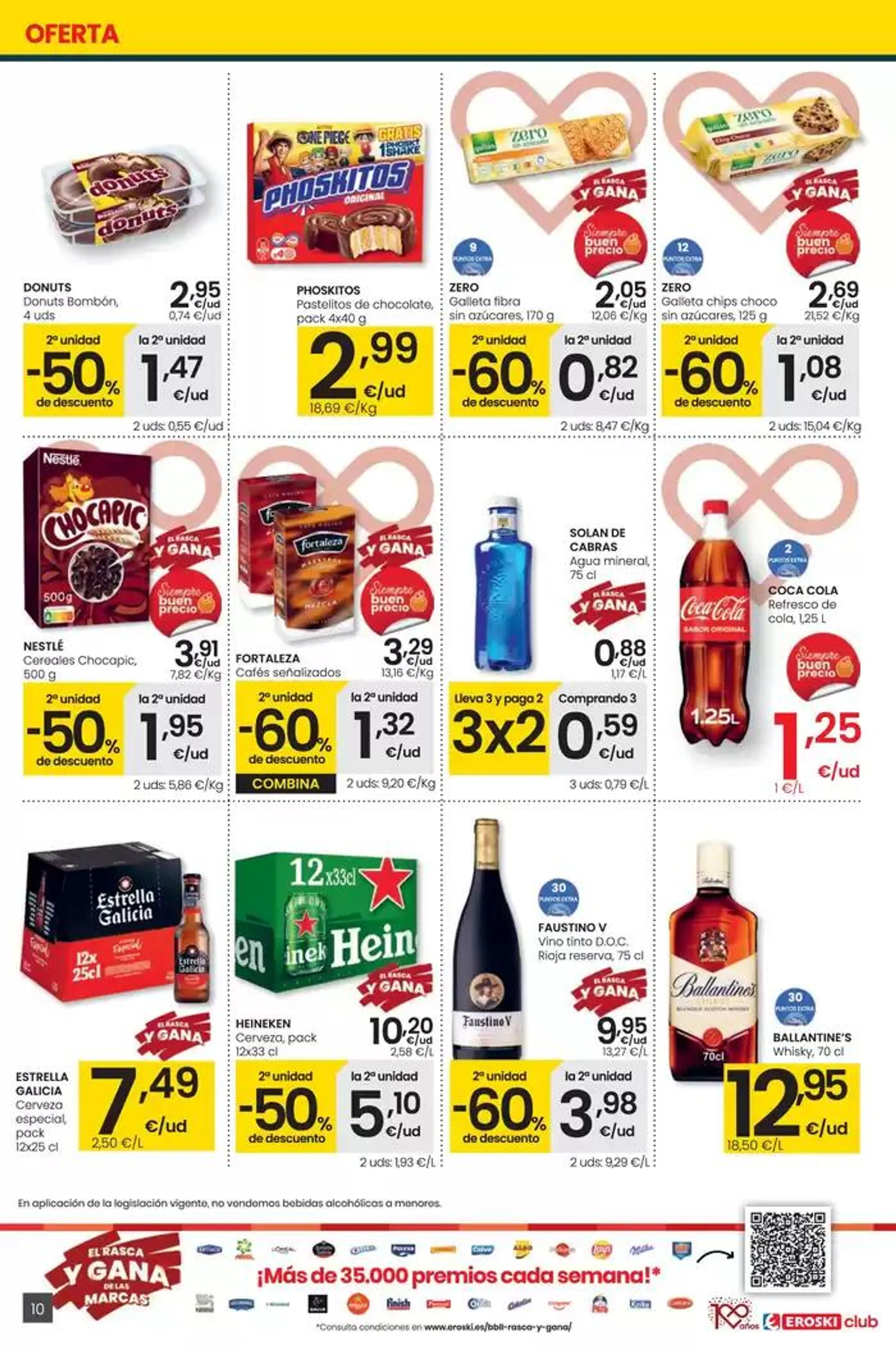 Catálogo de Más de 2000 productos, SIEMPRE A BUEN PRECIO SUPERMERCADOS EROSKI 31 de octubre al 12 de noviembre 2024 - Página 10