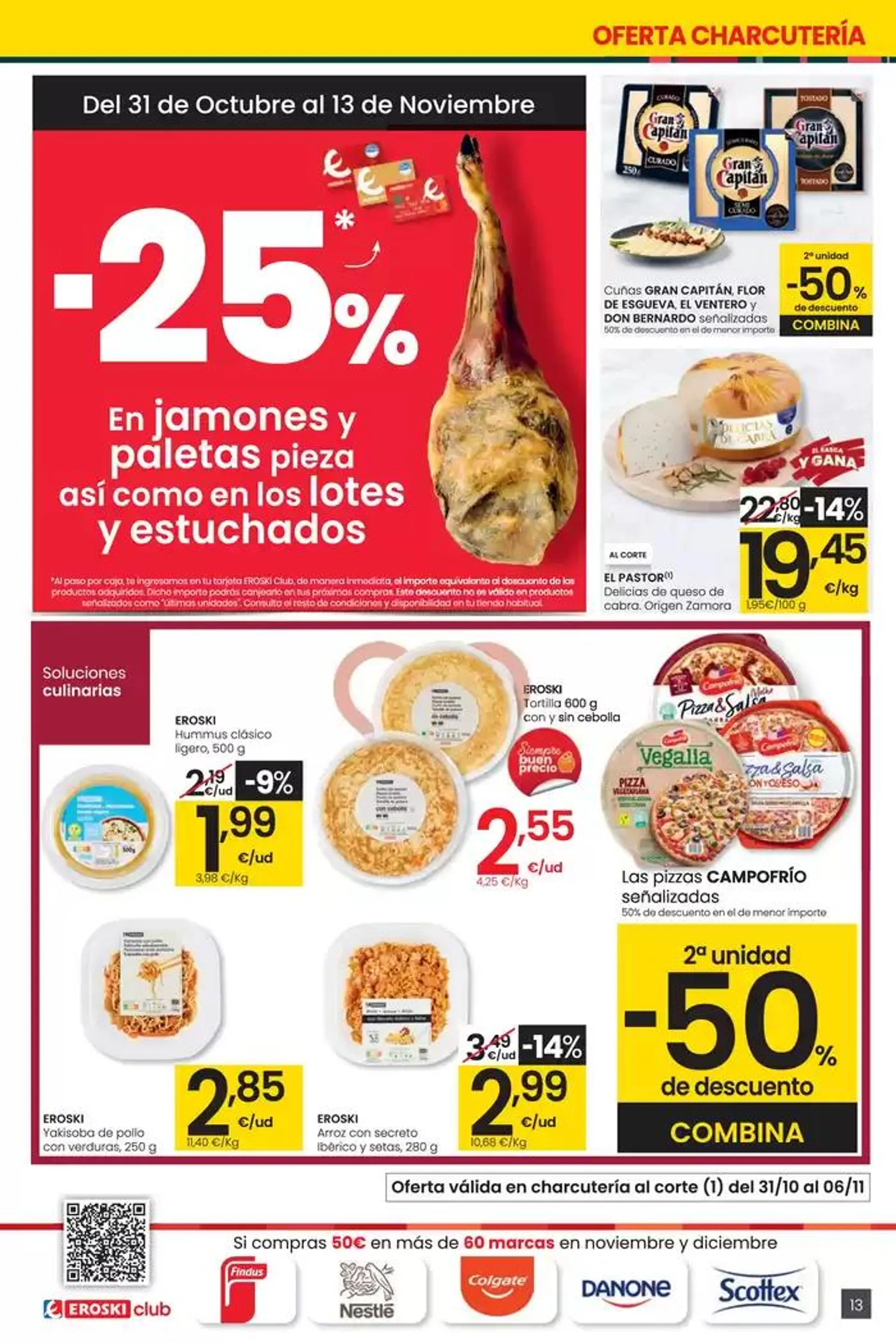 Catálogo de Más de 2000 productos, SIEMPRE A BUEN PRECIO HIPERMERCADOS EROSKI 31 de octubre al 12 de noviembre 2024 - Página 13