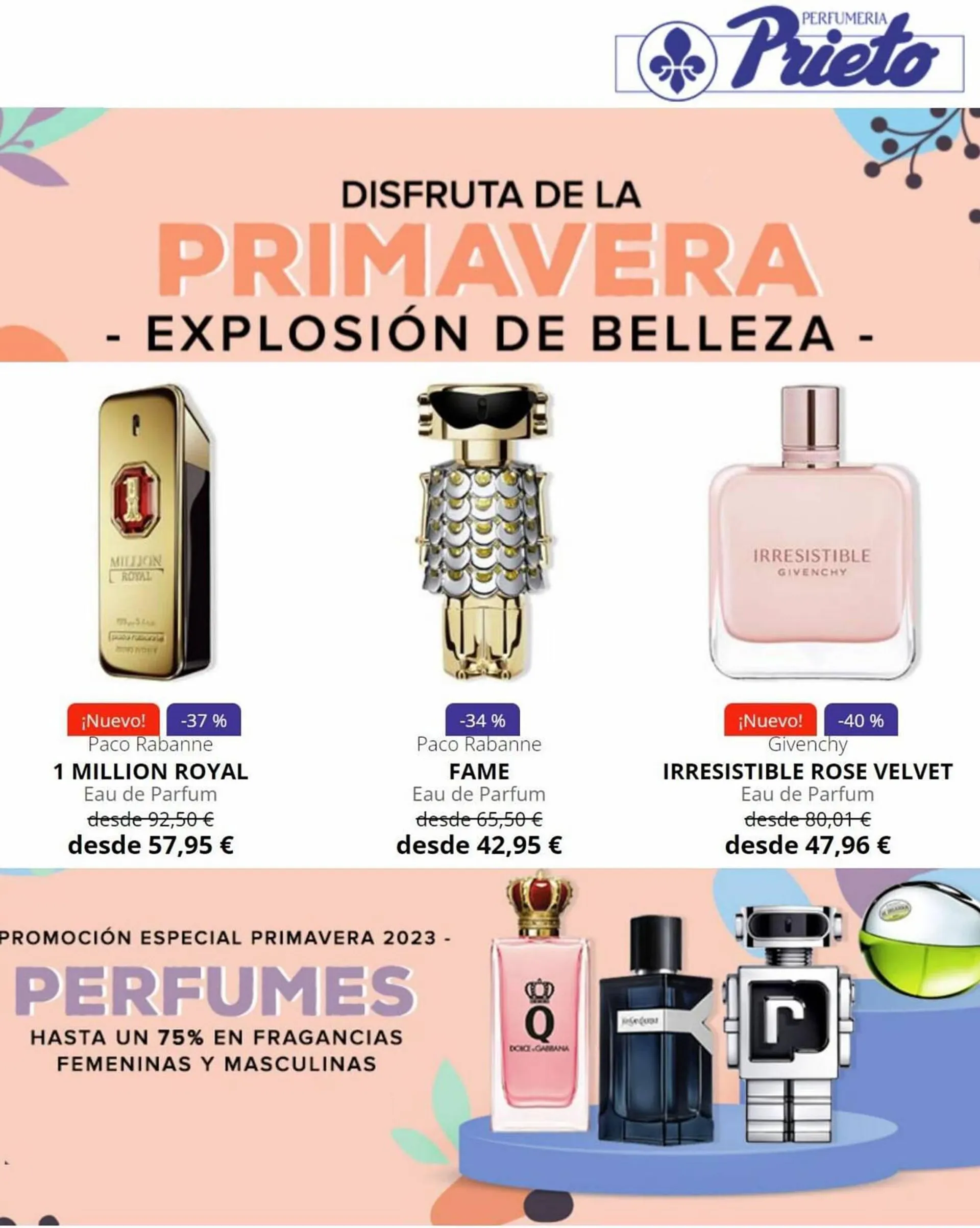 Folleto Perfumería Prieto - 1
