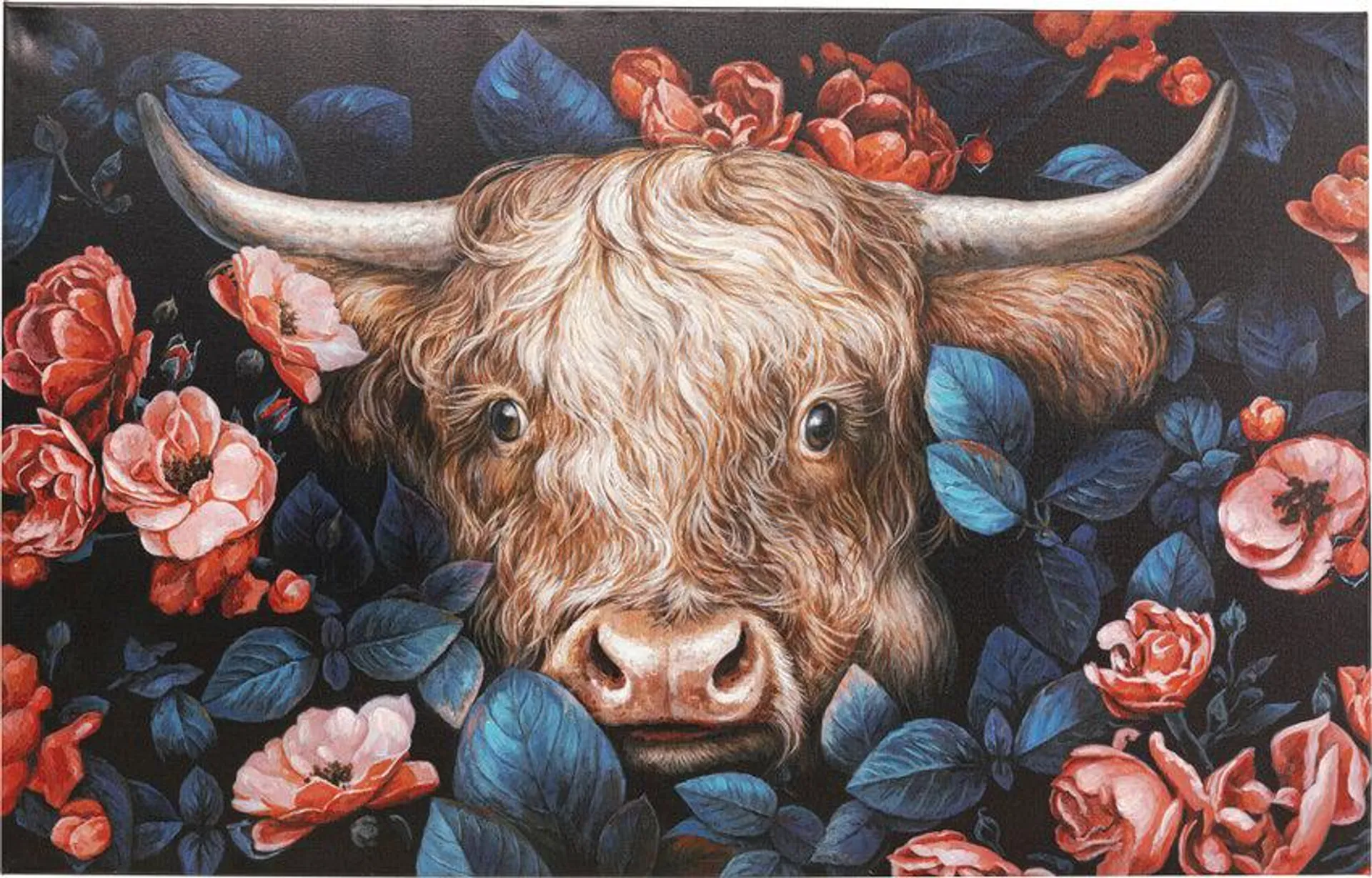 Cuadro Yak in Flower 140x90cm