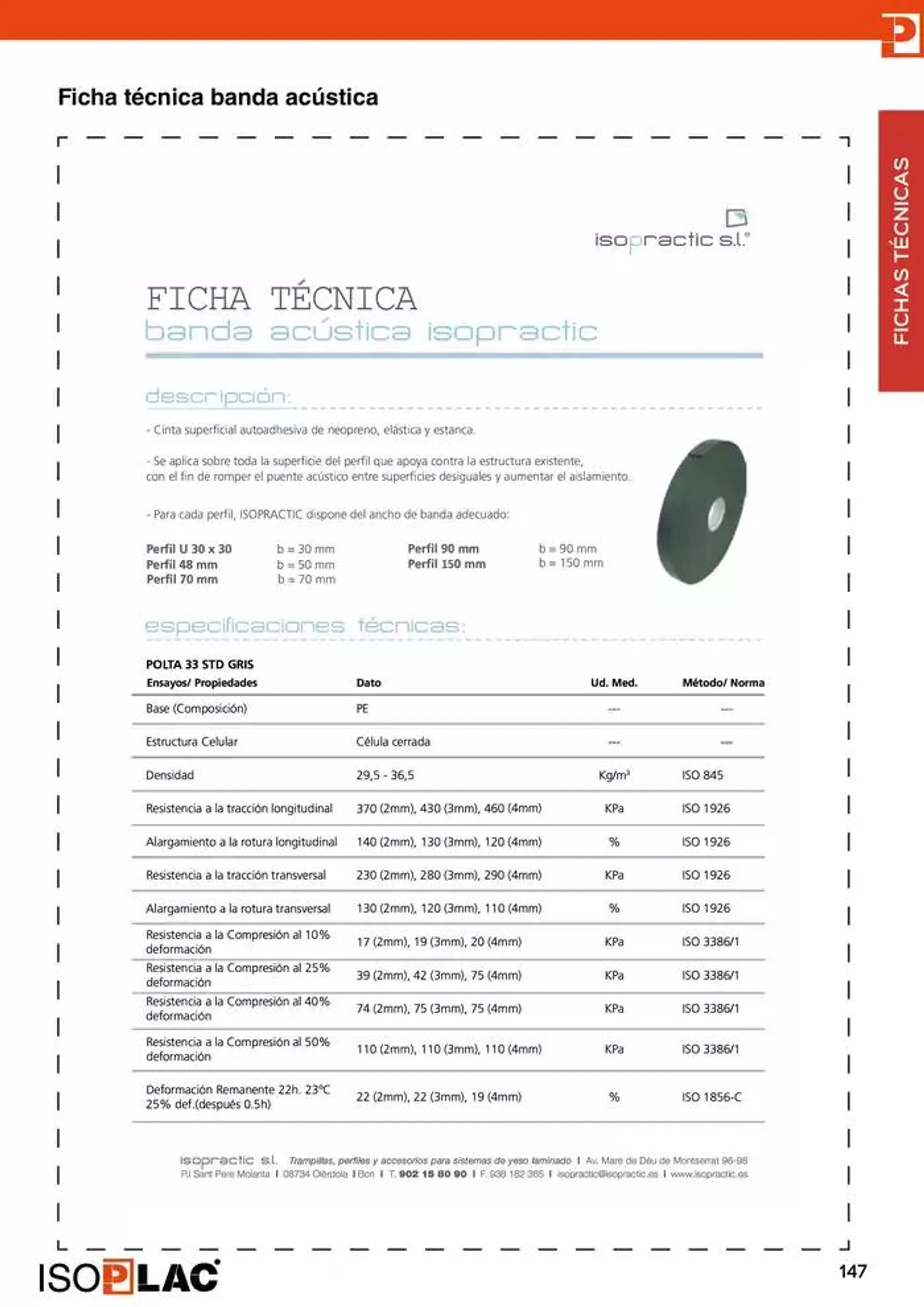 Catálogo de Manual Técnico Isoplac 15 de noviembre al 30 de noviembre 2024 - Página 147