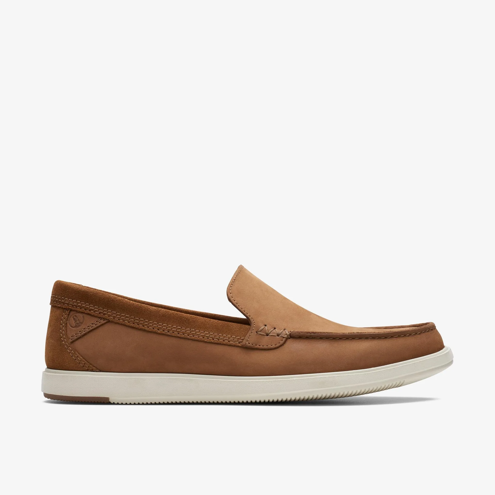 Bratton Loafer Nobuck Marrón Tostado Oscuro