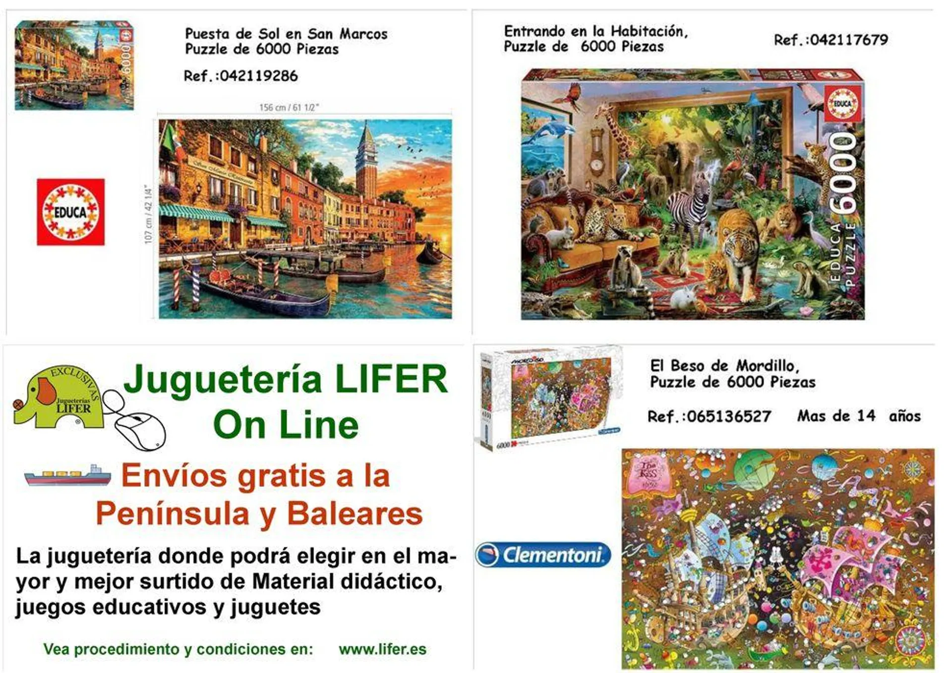 Puzzles, Encajes Y Rompecabezas - 8