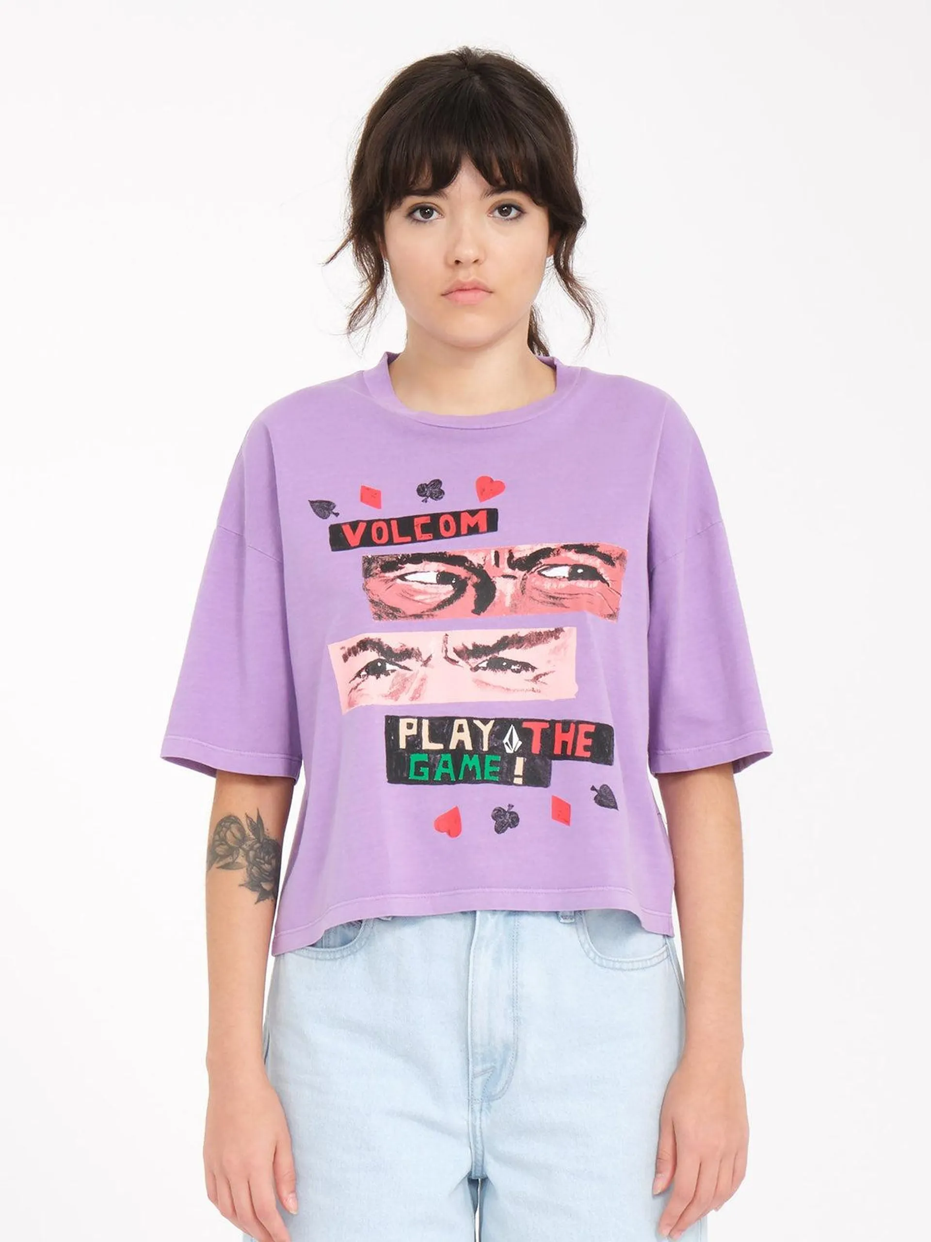 Camiseta Play The - PAISLEY PURPLE