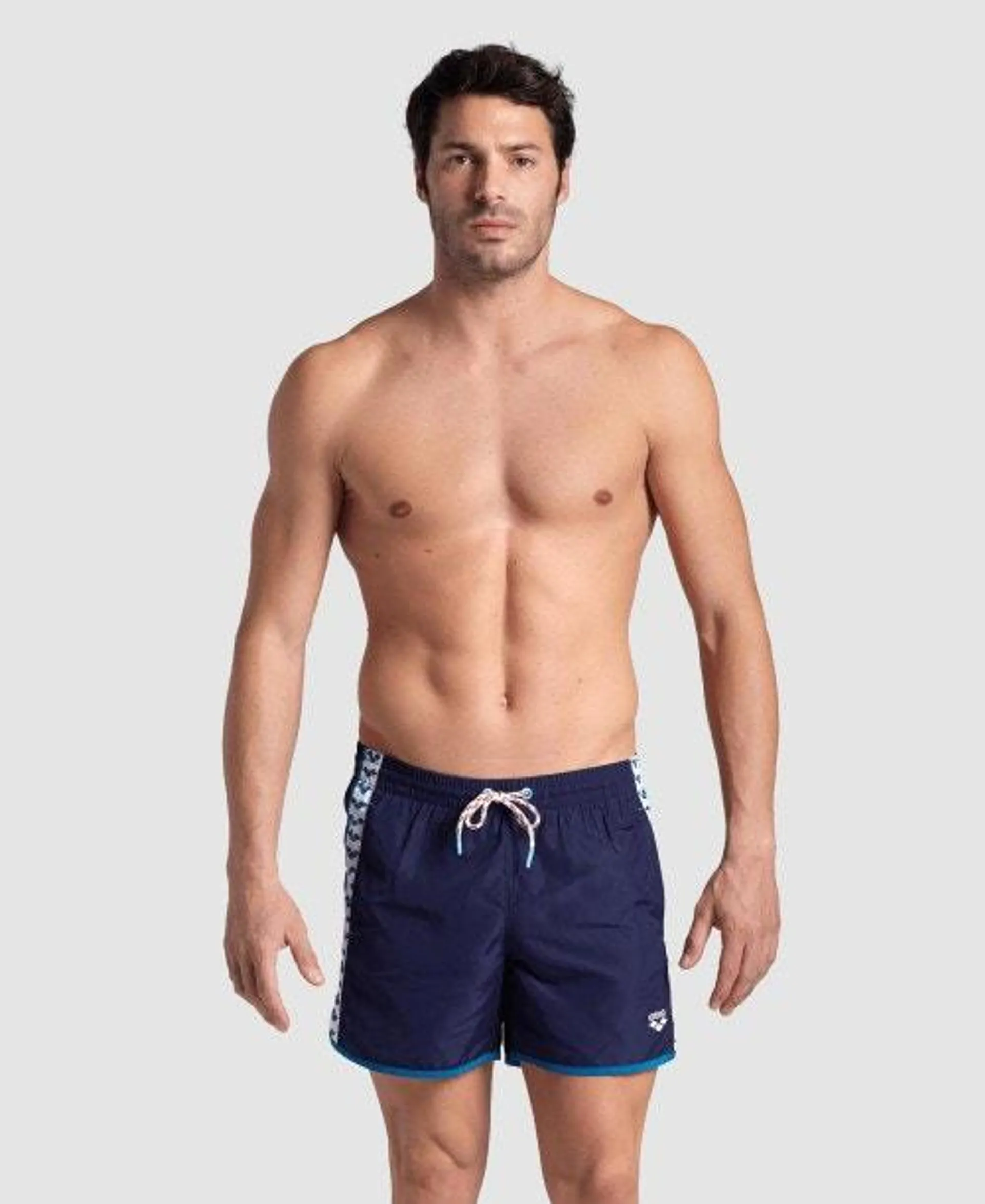 Short de playa 36,5 cm Hombre arena Team Stripe