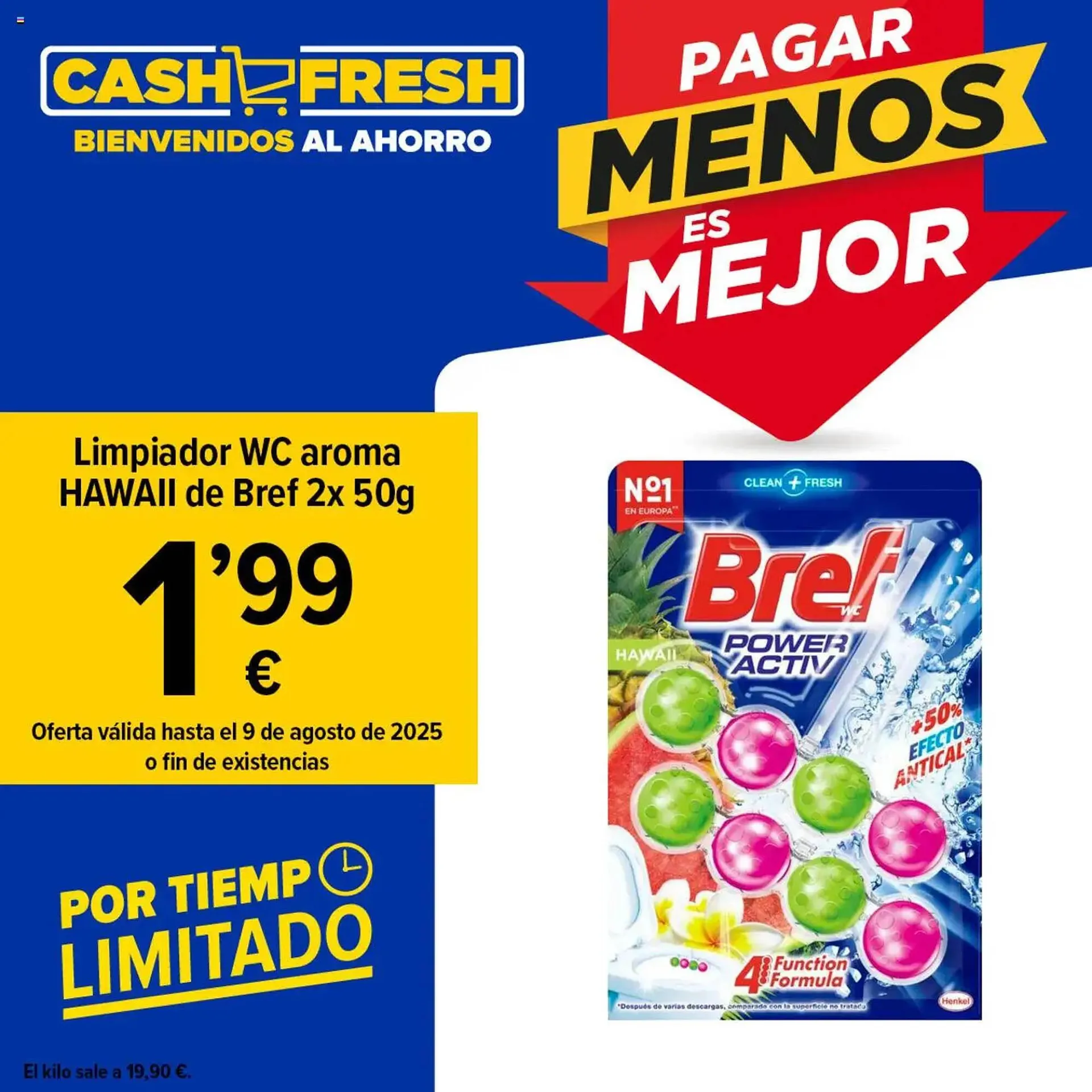 Catálogo de Folleto Cash Fresh 4 de agosto al 9 de agosto 2025 - Página 1