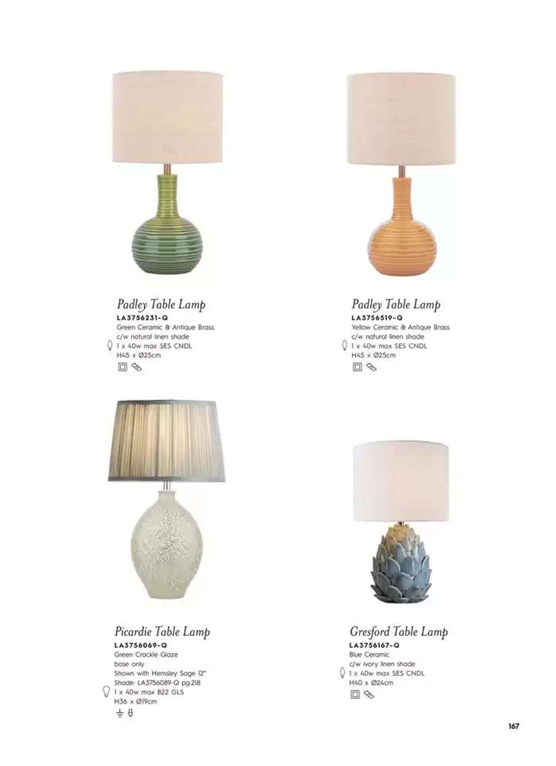 Catálogo de Lighting & Mirror Collection 12 de marzo al 31 de agosto 2025 - Página 169