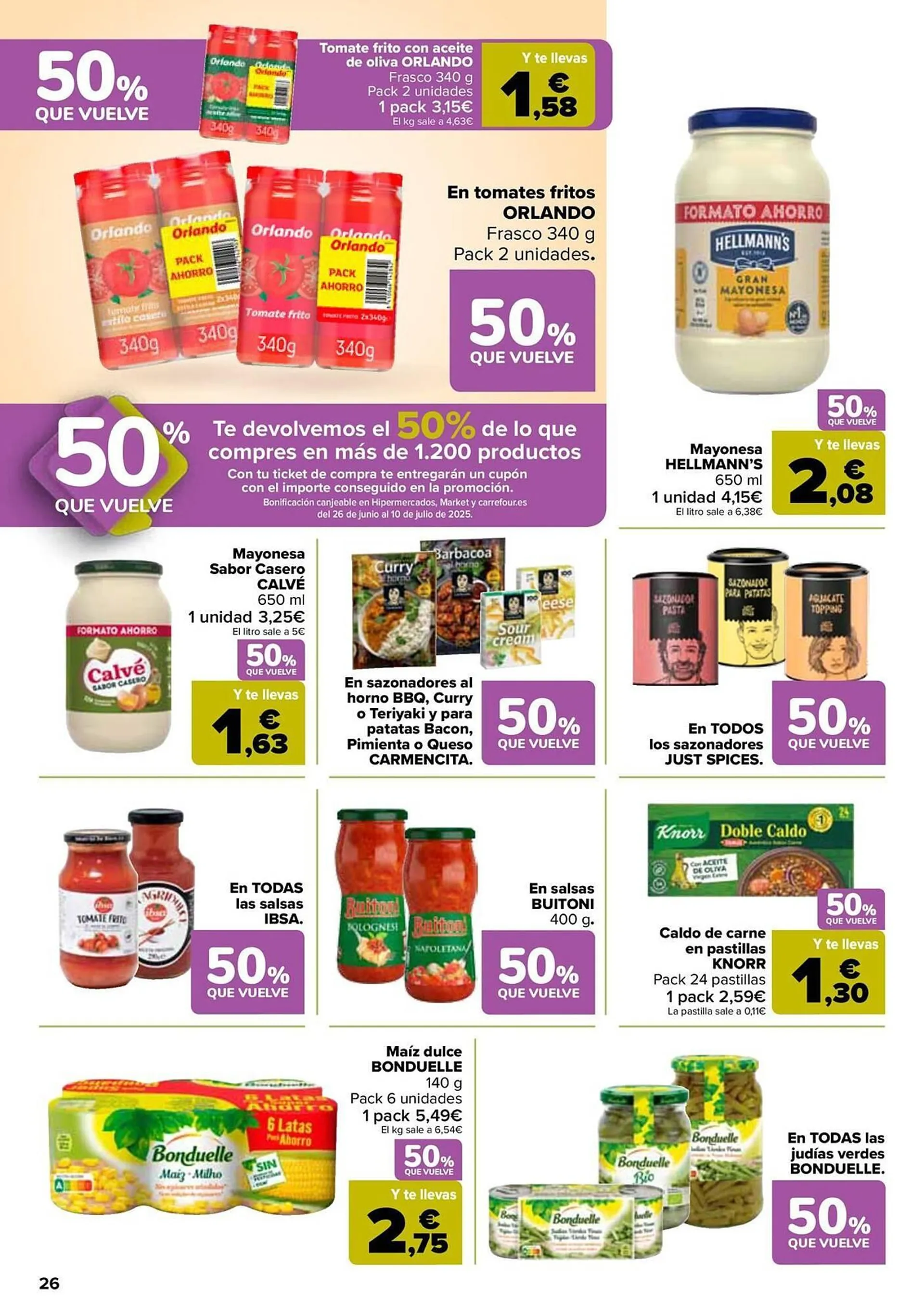 Catálogo de Folleto Carrefour 12 de junio al 25 de junio 2025 - Página 26