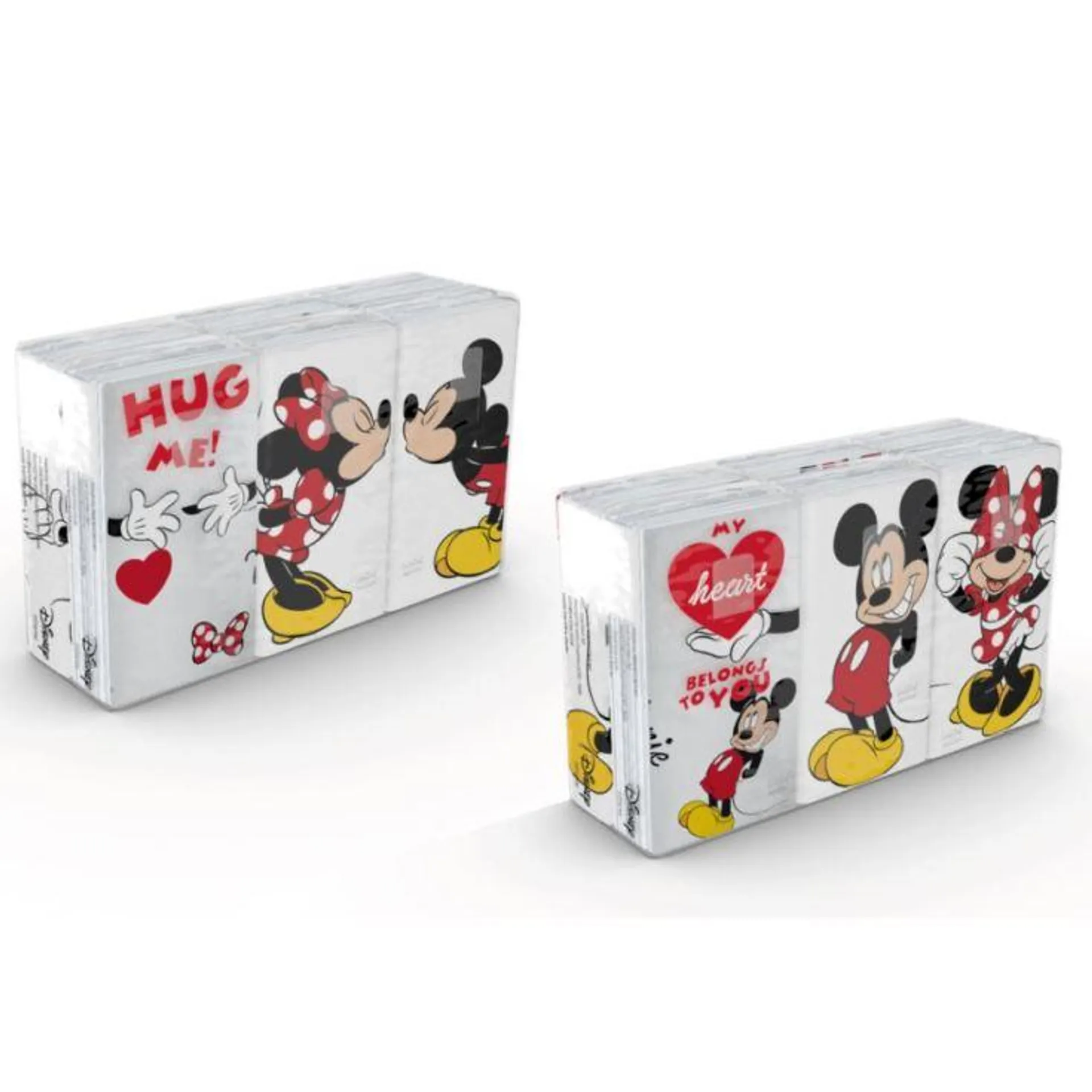 pañuelos de papel minnie y mickey 6x6 4 capas