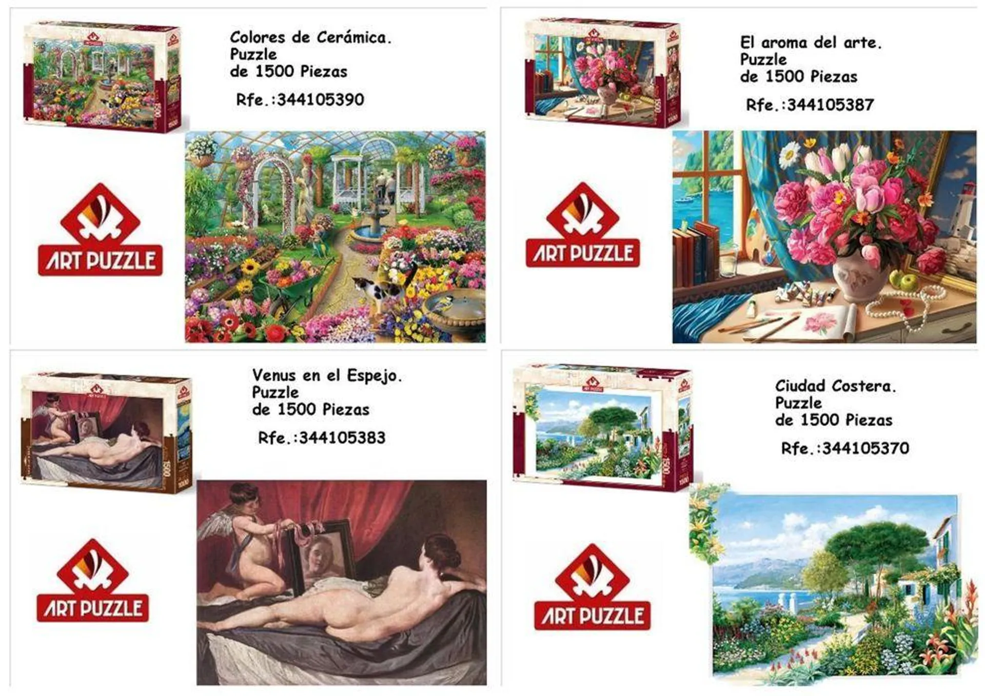 Puzzles, Encajes Y Rompecabezas - 36